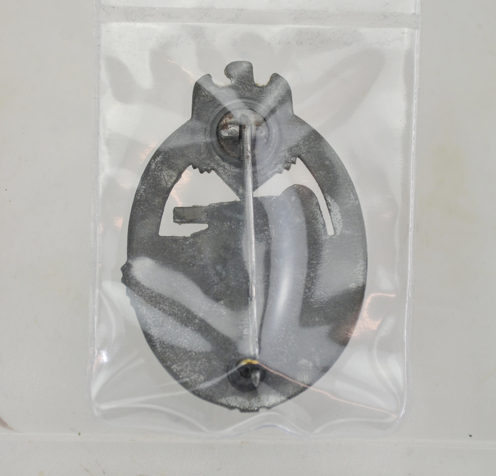 WW2 Nazi Silver Panzer Badge - Image 3
