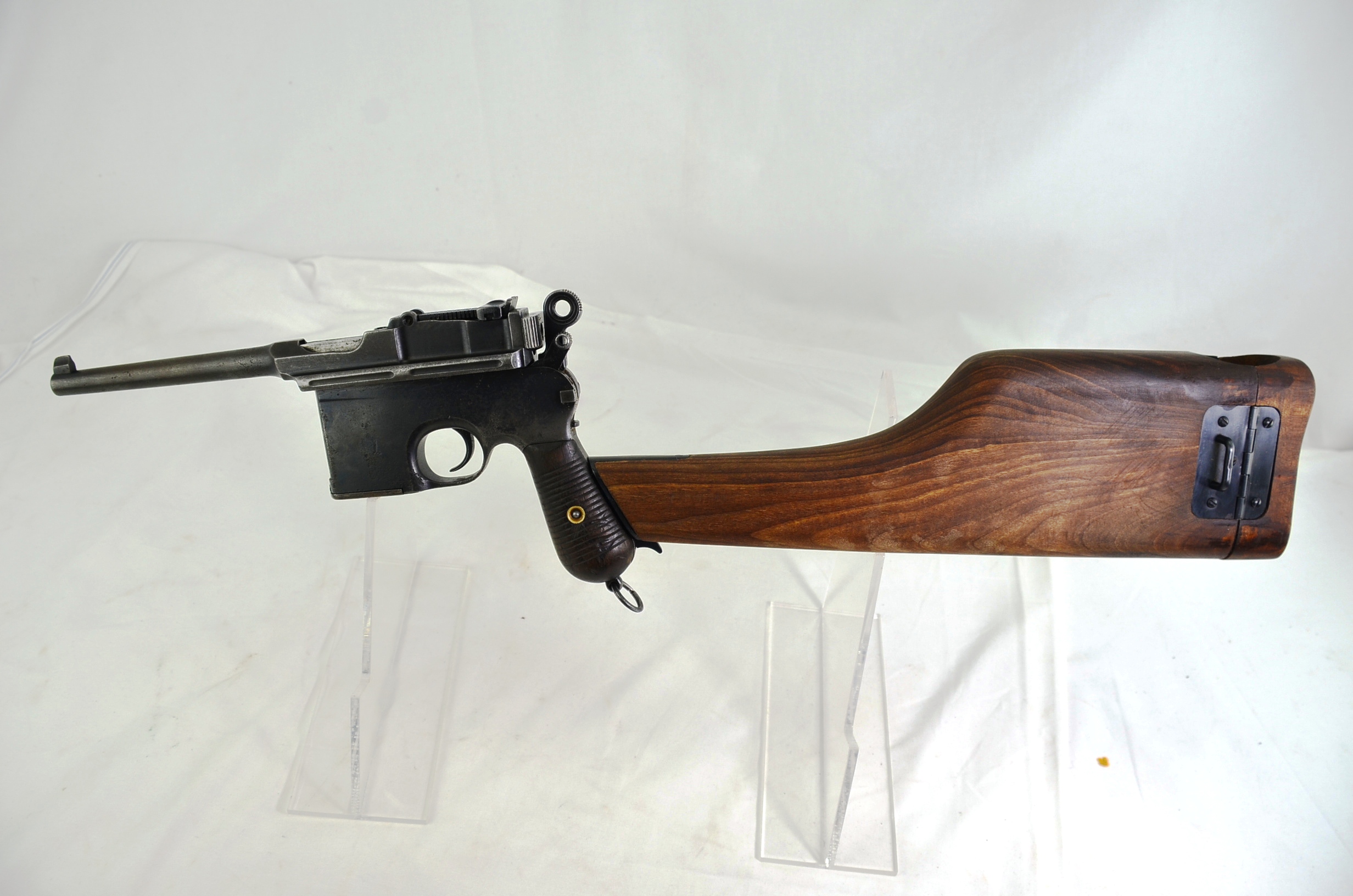 Rare WW1 Mauser C96 Pistol Broomhandle and Shoulder Stock