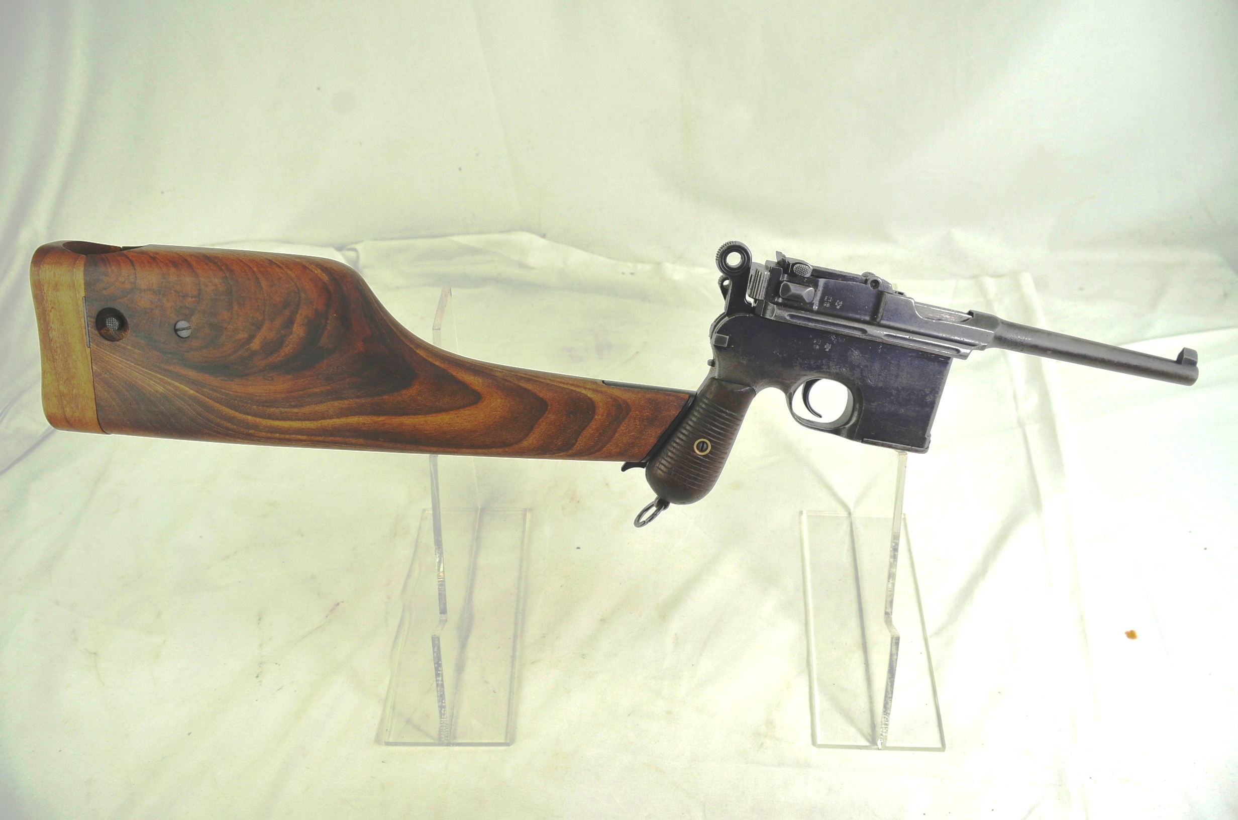 Rare WW1 Mauser C96 Pistol Broomhandle and Shoulder Stock - Image 2