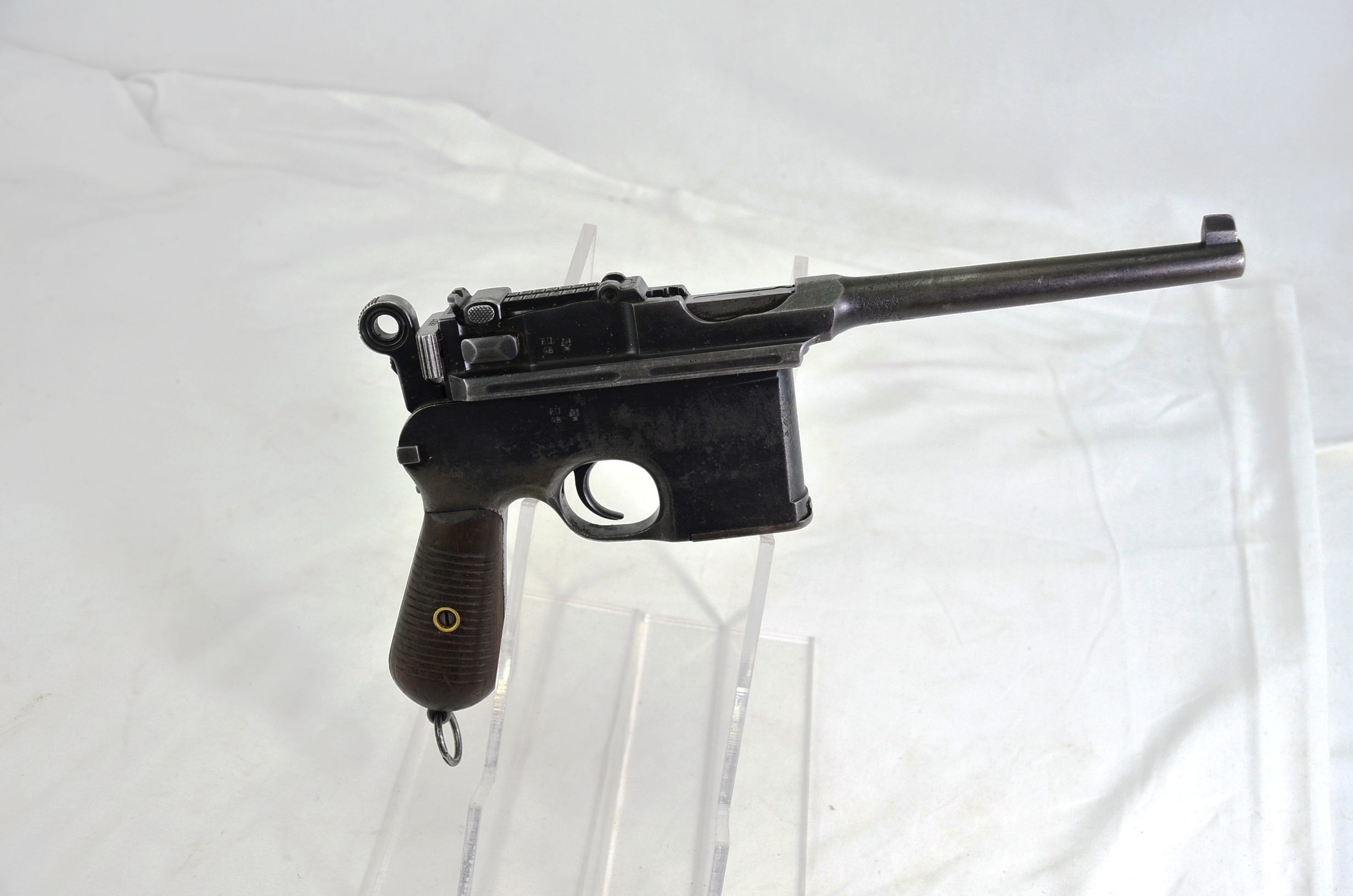 Rare WW1 Mauser C96 Pistol Broomhandle and Shoulder Stock - Image 4