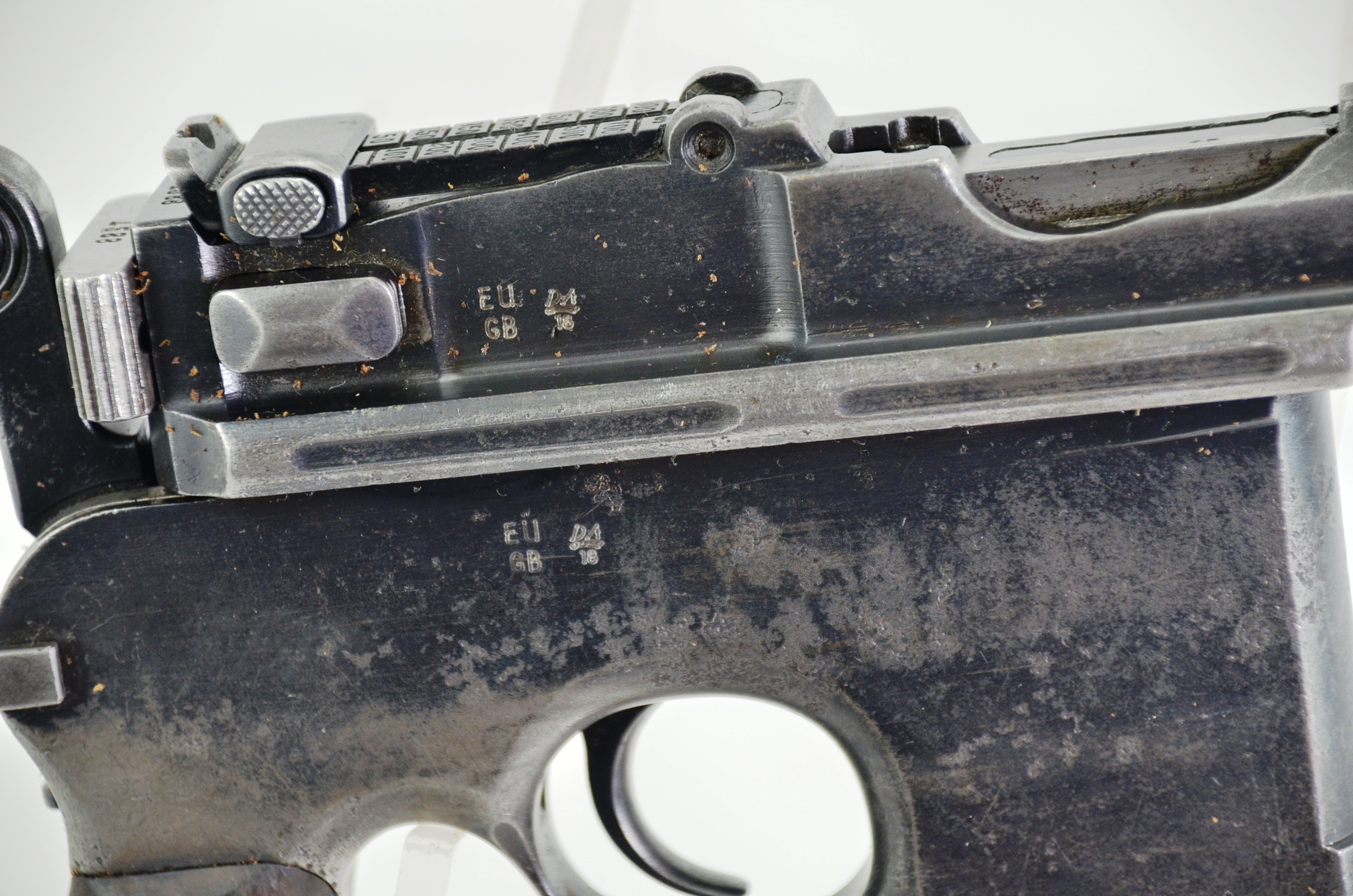 Rare WW1 Mauser C96 Pistol Broomhandle and Shoulder Stock - Image 9
