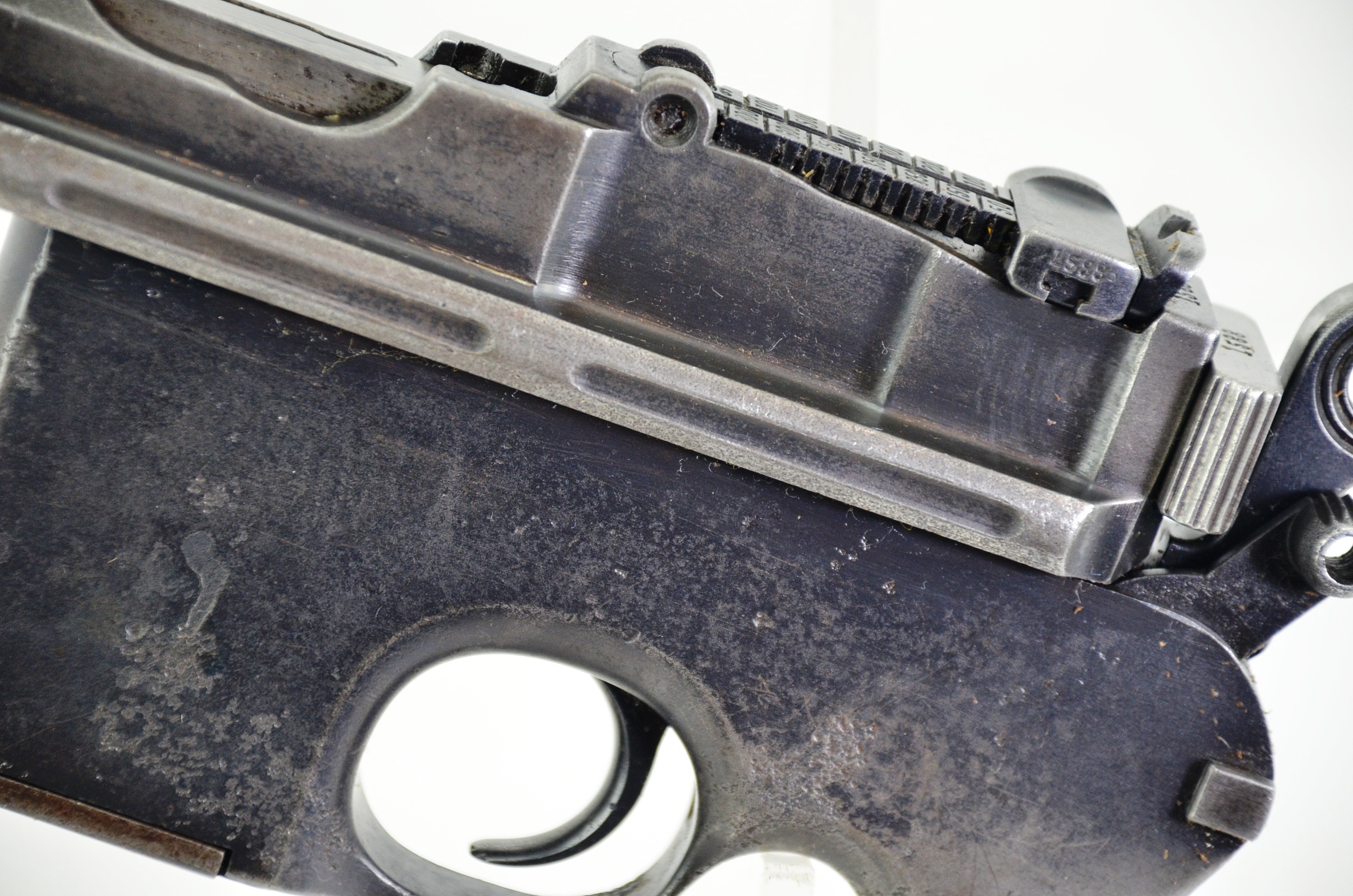 Rare WW1 Mauser C96 Pistol Broomhandle and Shoulder Stock - Image 10