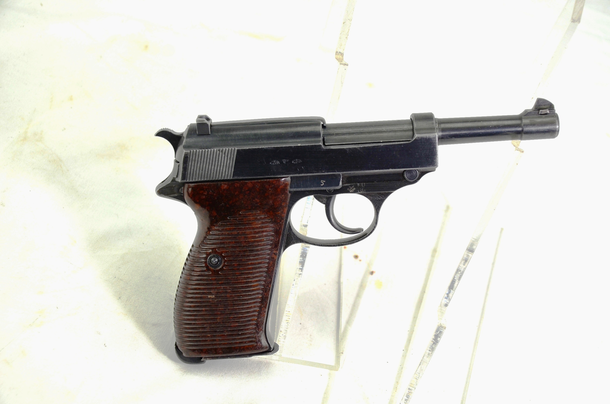 WW2 Walther P38 Pistol and Leather Holster