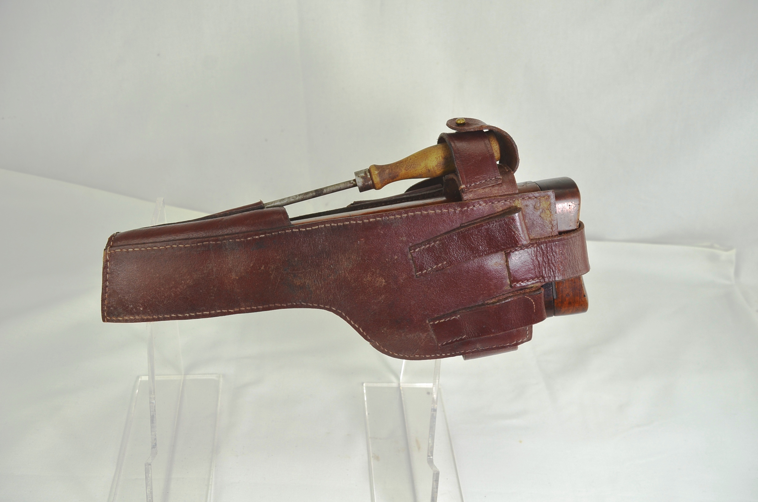 Mauser C96 Broomhandle Stock and Leather Holster Replica - Image 3