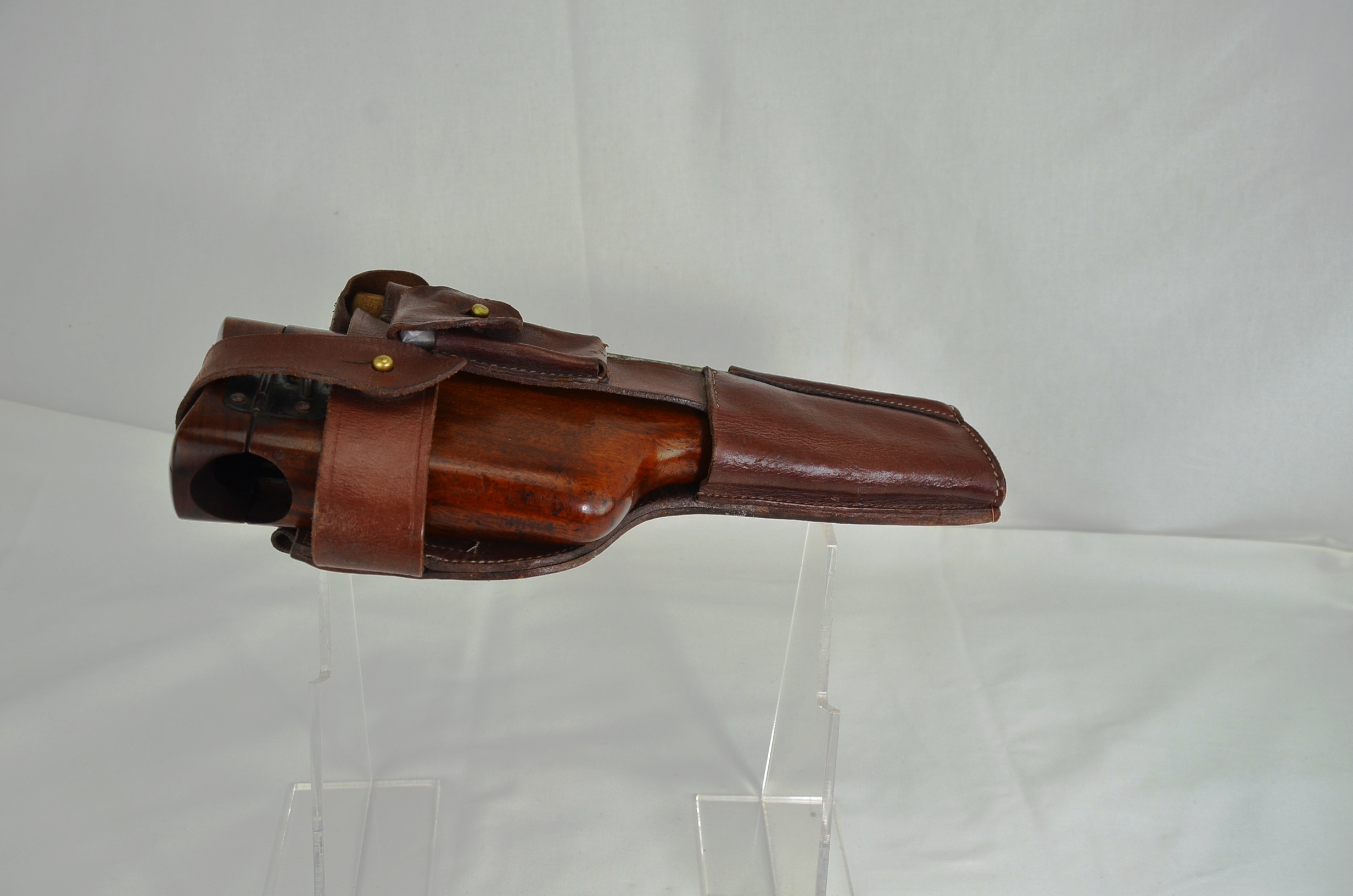 Mauser C96 Broomhandle Stock and Leather Holster Replica - Image 5