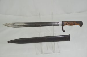 WW1 German Gew98 "Butcher" Bayonet and Steel Scabbard