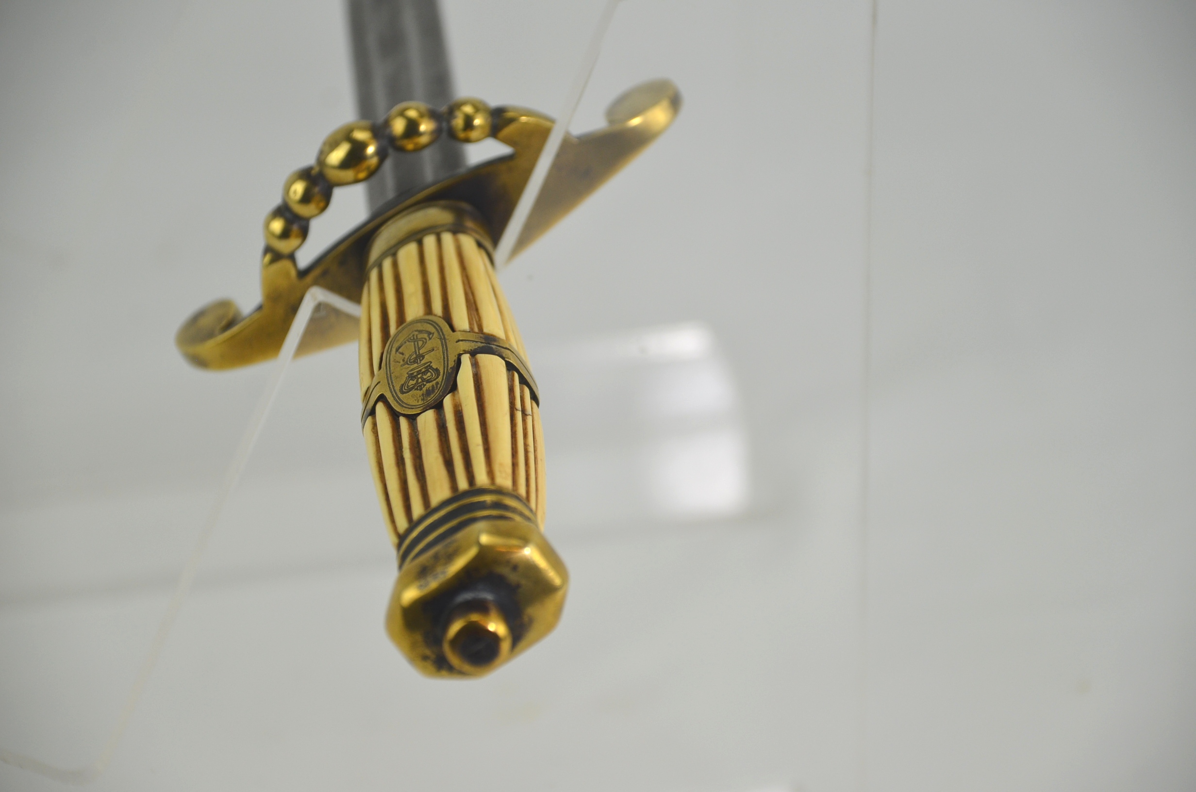 Trafalgar-Period British Naval Officer’s 5-Ball Dirk - Image 5