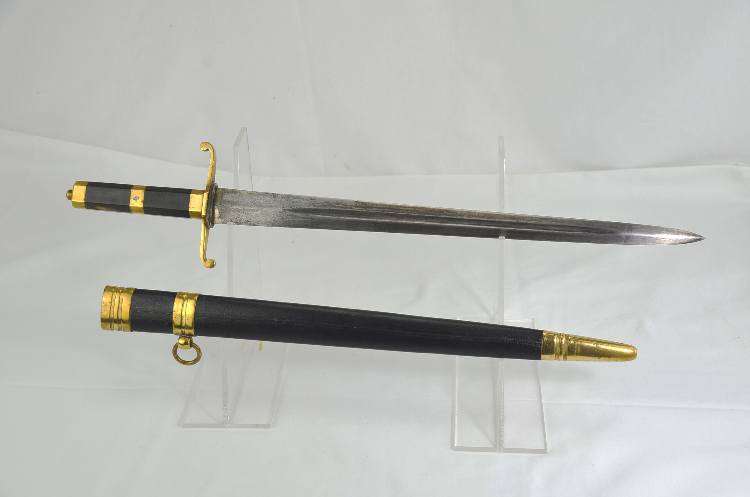 19th Century British Naval Officers Dirk and Scabbard