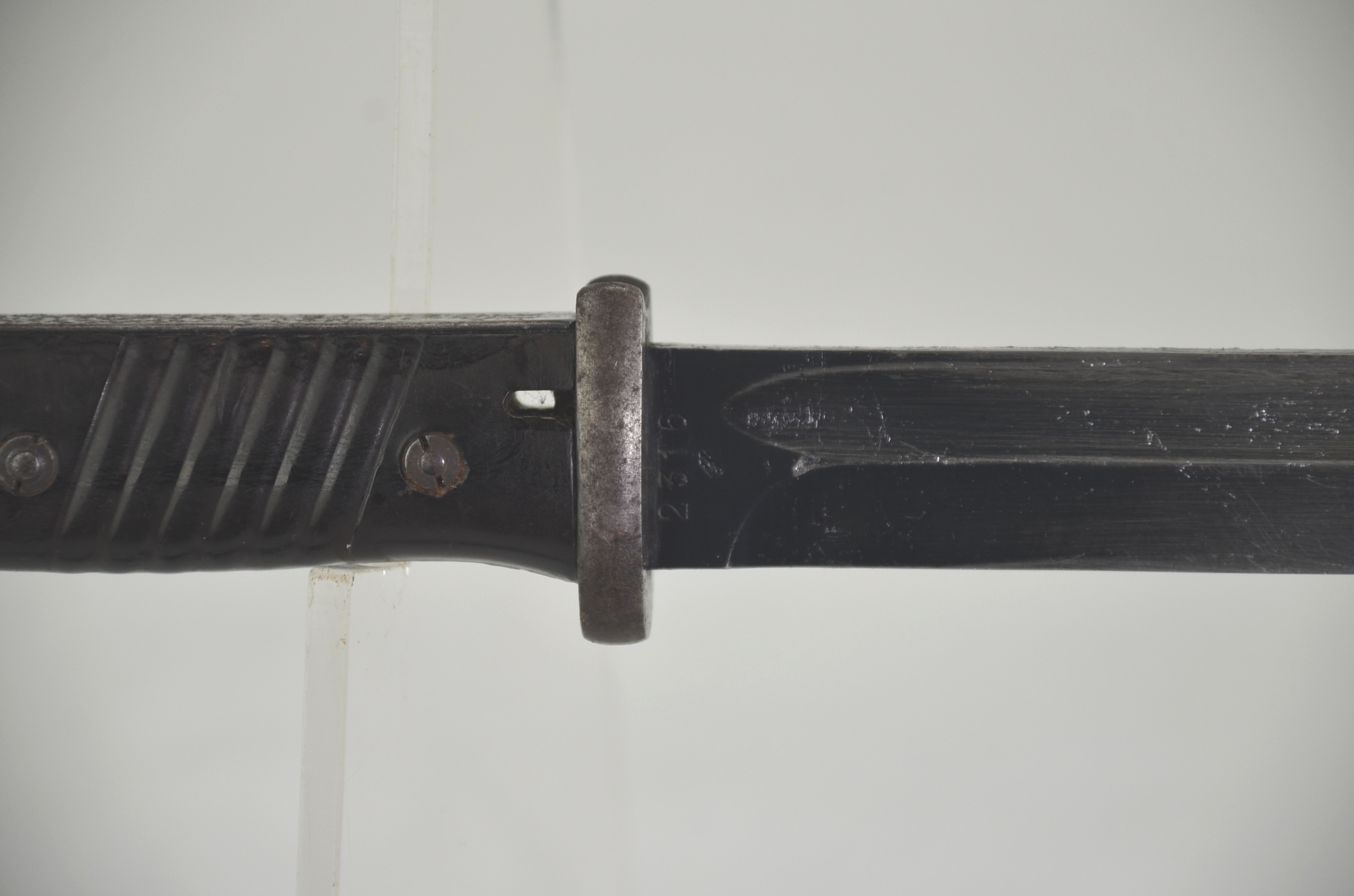 WW2 German K98 Rifle Bayonet Scabbard FW Holler 1940 - Image 4