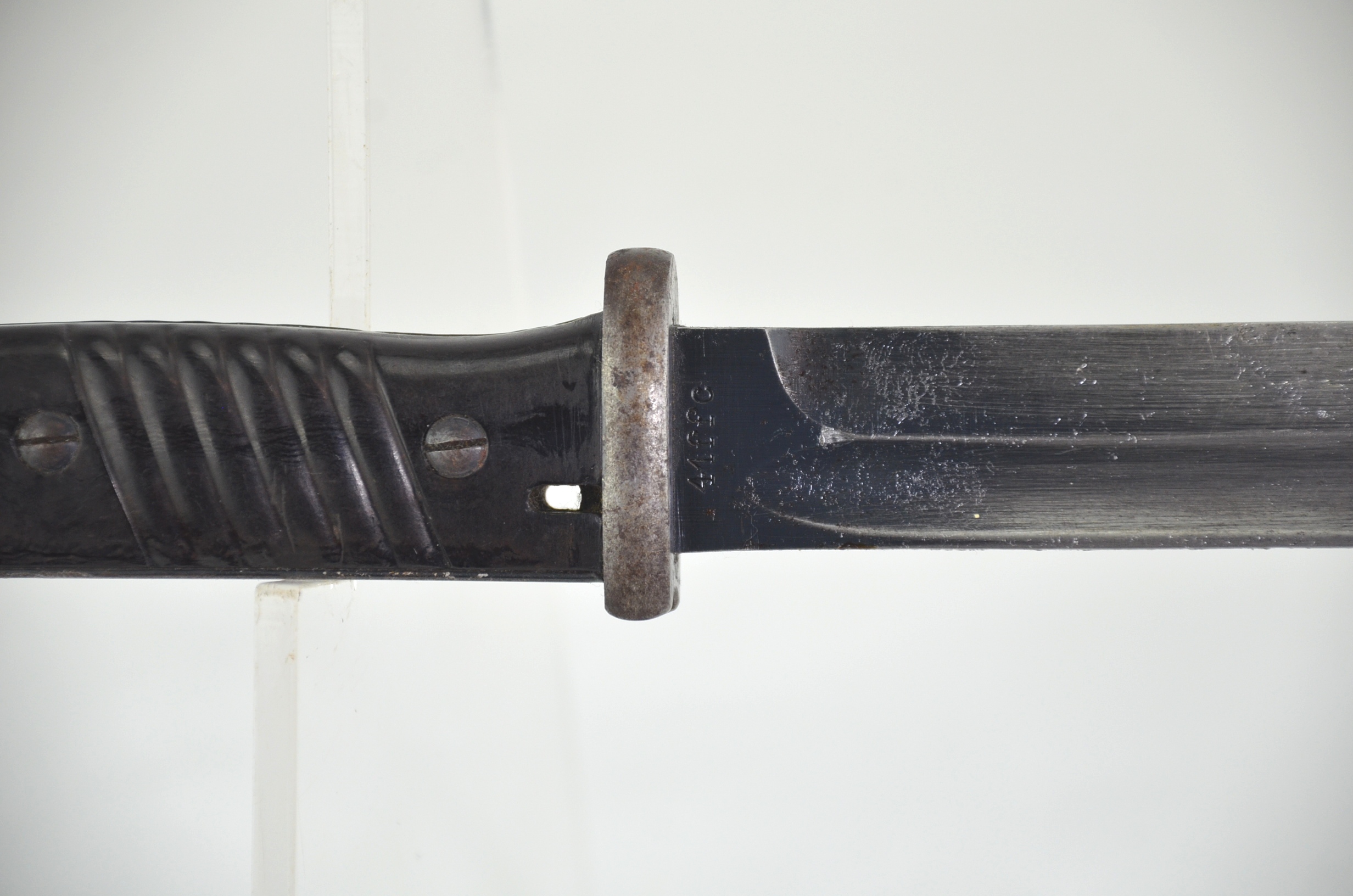 WW2 German K98 Rifle Bayonet Scabbard FW Holler 1940 - Image 7