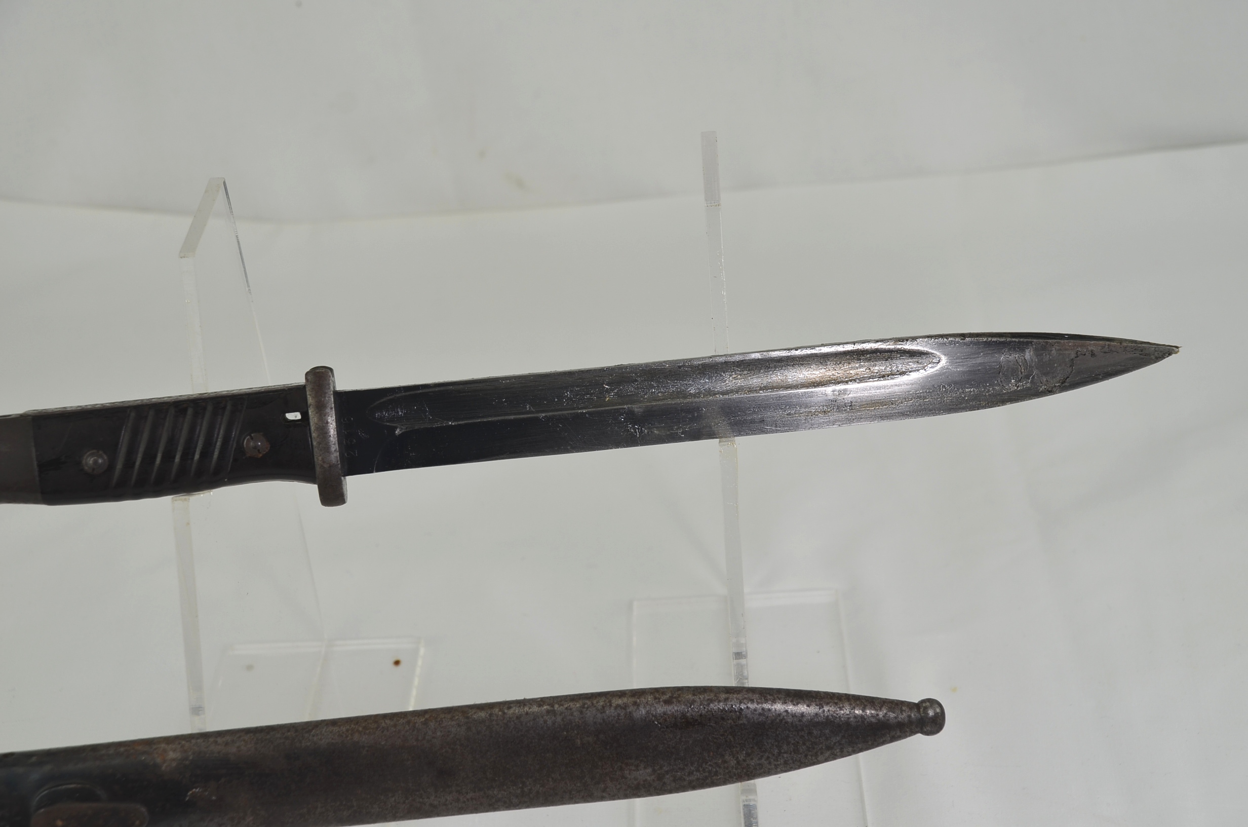 WW2 German K98 Rifle Bayonet Scabbard FW Holler 1940 - Image 10