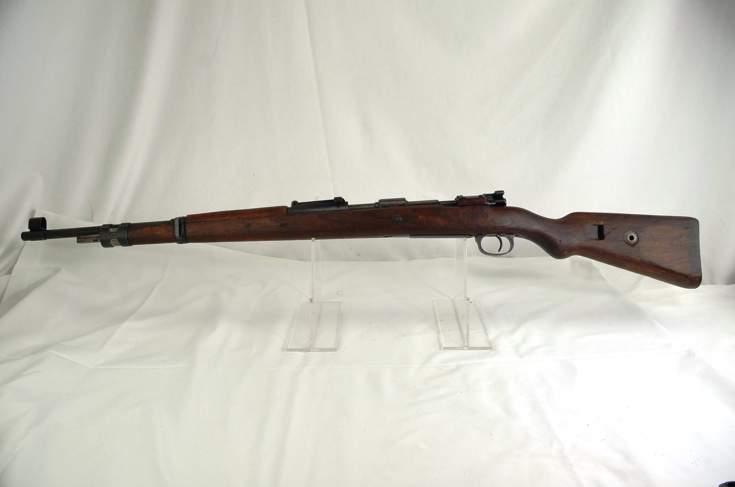 WWII Nazi German Mauser Karabiner 98K Rifle 1943 - Image 3