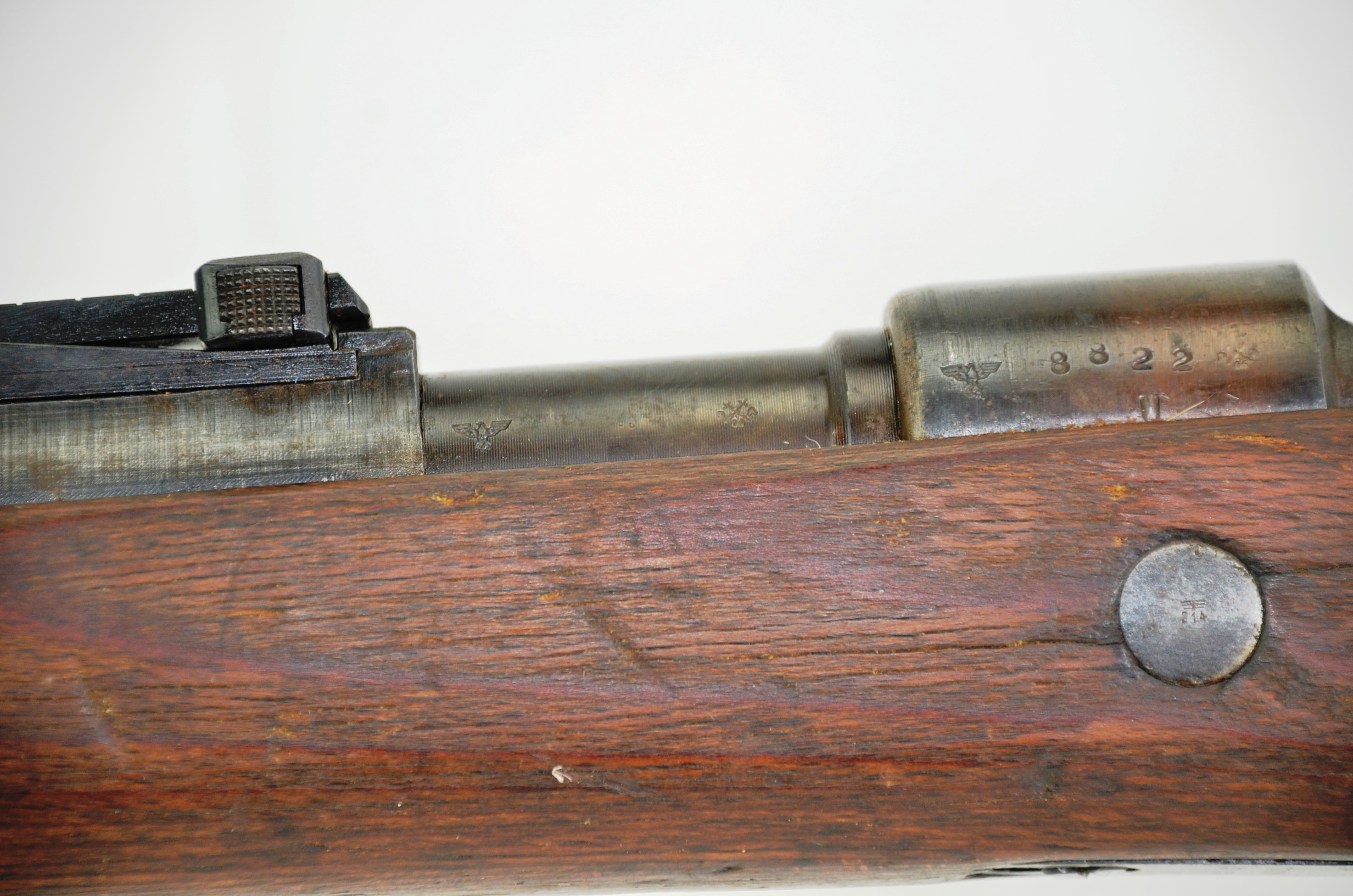 WWII Nazi German Mauser Karabiner 98K Rifle 1943 - Image 5