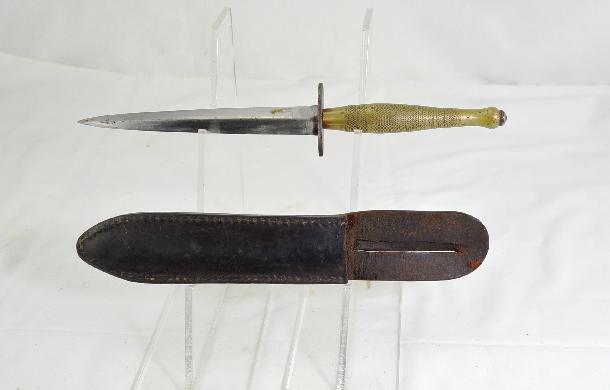WW2 2nd Pattern Fairbairn Sykes Commando Dagger Fighting Knife #3 - Image 2