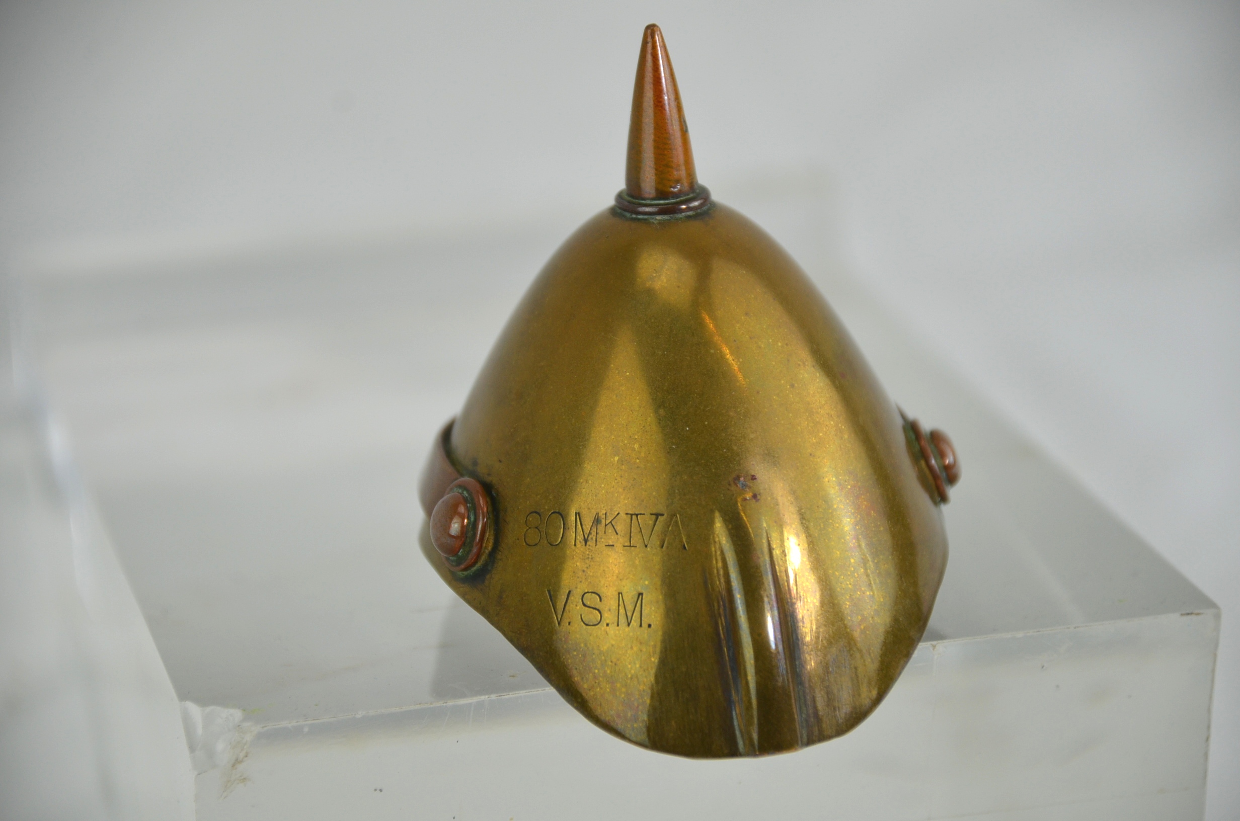WW1 Trench Art Pickelhaube Helmet - Image 3