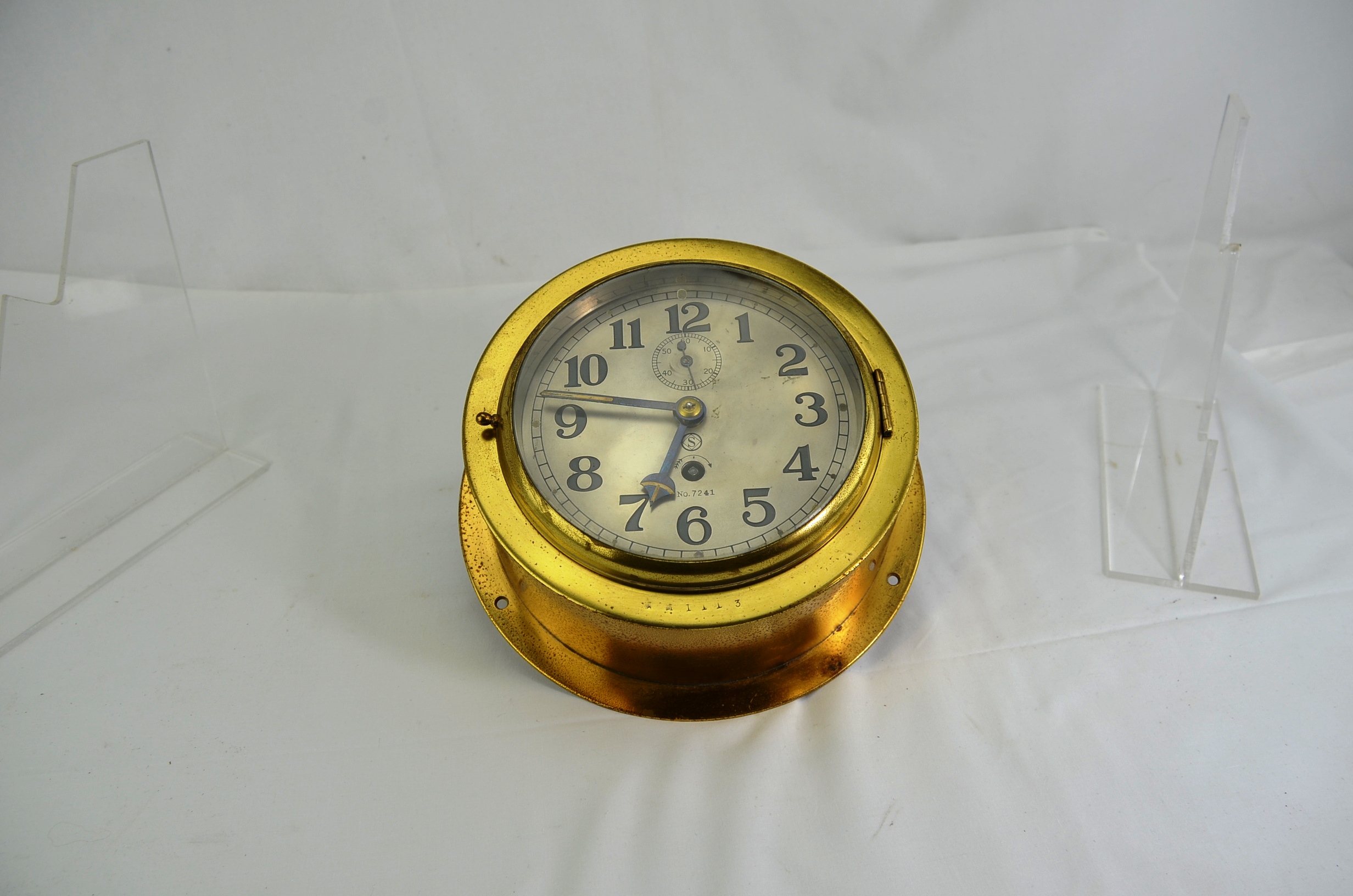 WW2 Japanese Seikosha Naval Bulkhead Clock