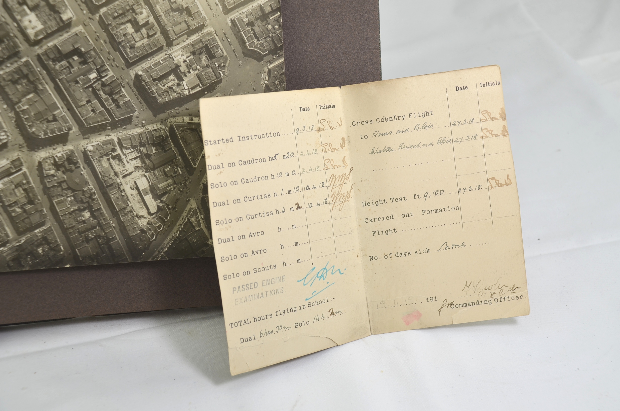 Unique RAF Pilot’s Propeller Barometer Ornament, Album and Collection - Image 4