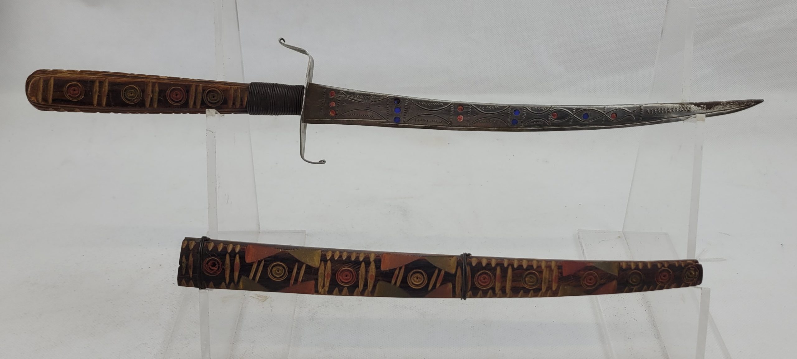Early 20th Century North African Dagger And Scabbard - Image 4