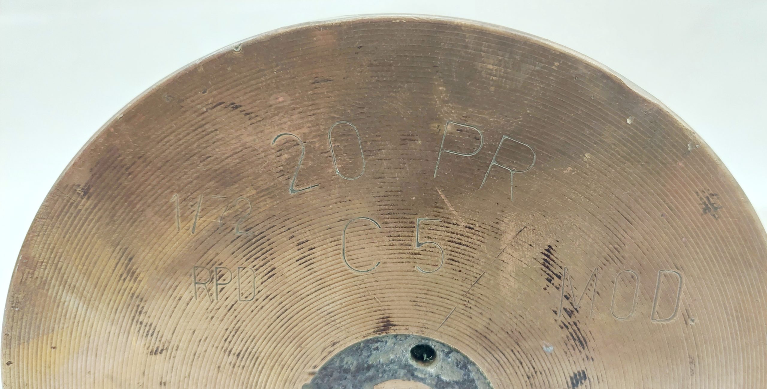 20 Pounder Shell Case 1968 - Image 3