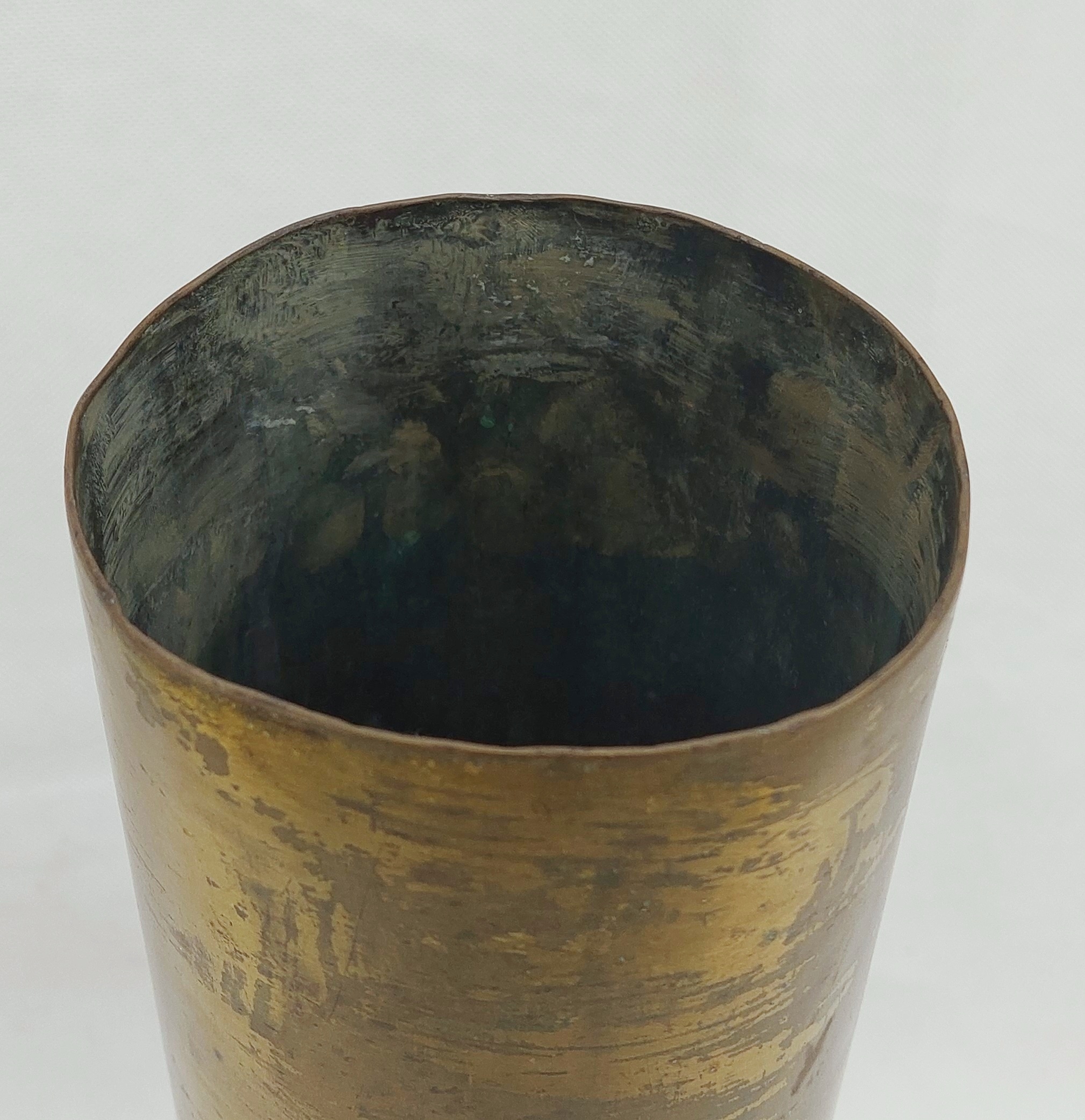 1913 German 105mm Shell Case - Image 2