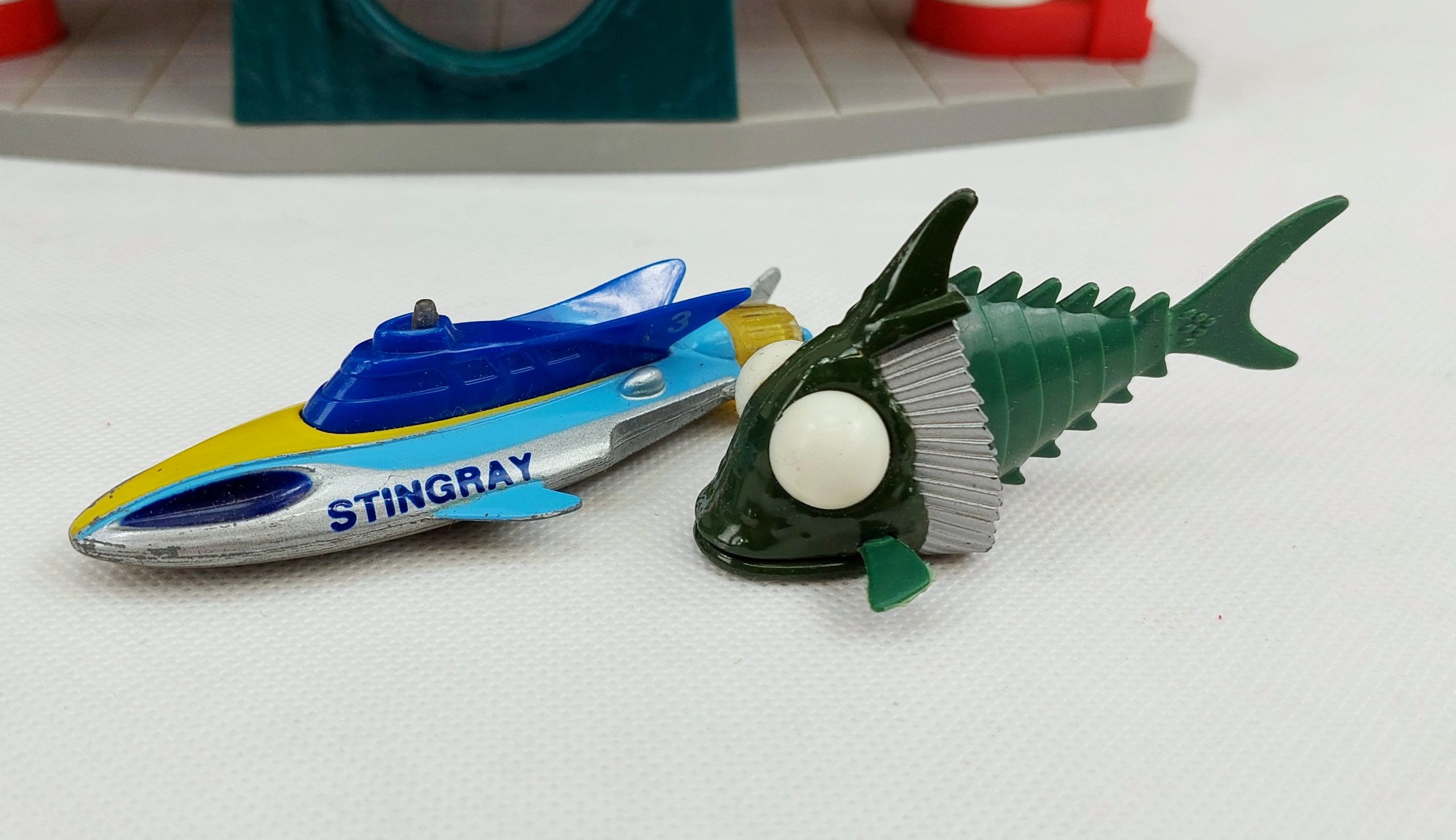 1990’s Matchbox Stingray Marineville Headquarters Action Playset With Sub & Terror Fish #2* - Image 6