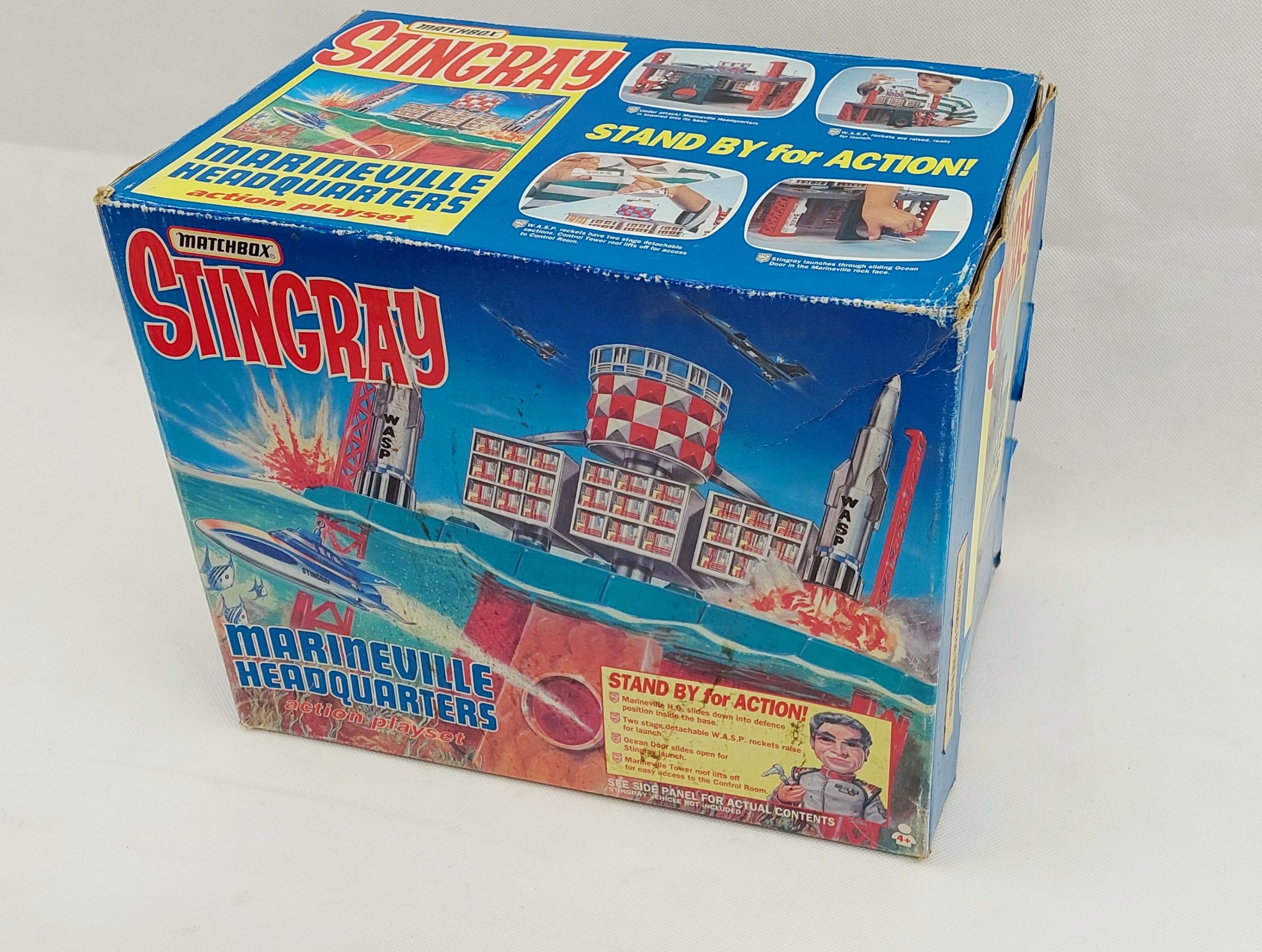 1990’s Matchbox Stingray Marineville Headquarters Action Playset With Sub & Terror Fish #2* - Image 8