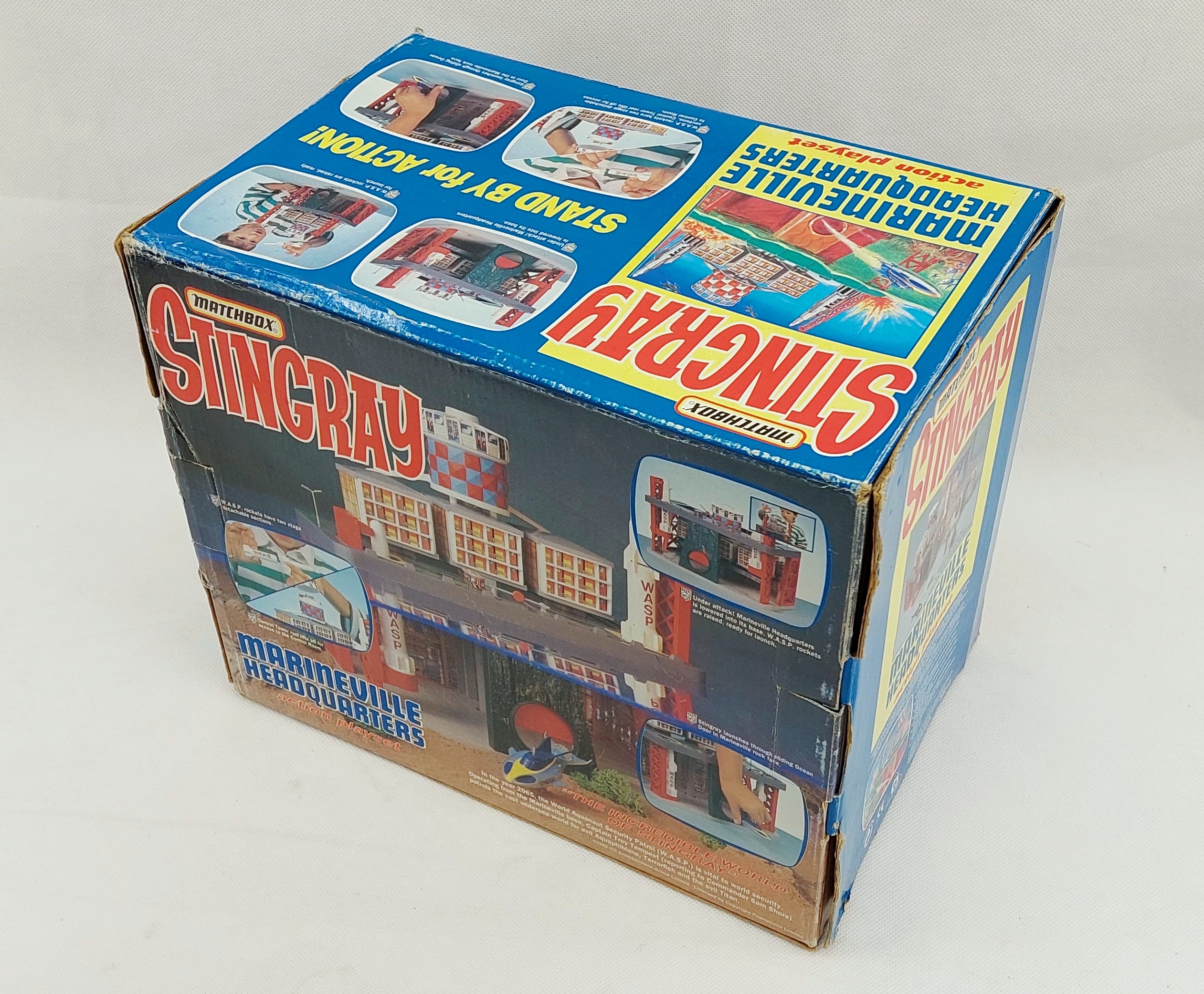 1990’s Matchbox Stingray Marineville Headquarters Action Playset With Sub & Terror Fish #2* - Image 9