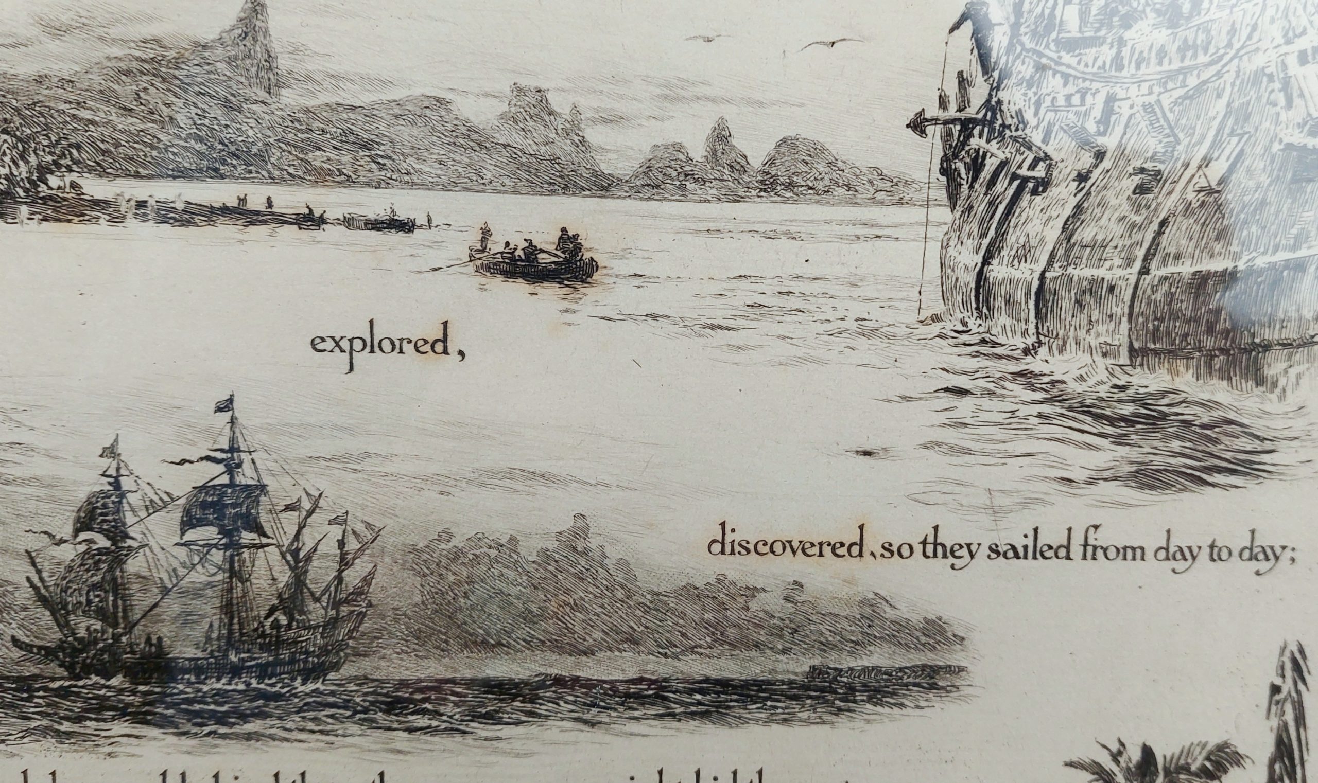 William Lionel Wyllie ‘Our Fathers’ Series of 4 Framed Etchings #2 - Image 6