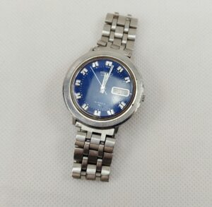 Gents Seikio 7006-8070 Automatic Stainless Steel Wristwatch c1970s