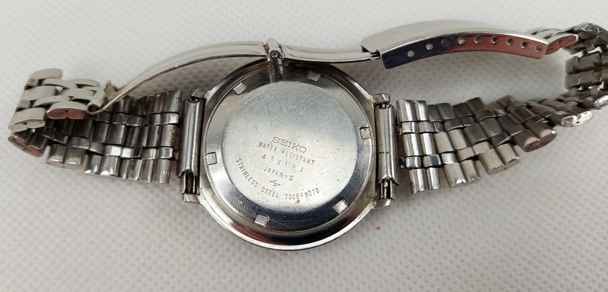 Gents Seikio 7006-8070 Automatic Stainless Steel Wristwatch c1970s - Image 7