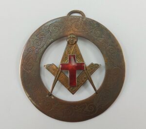 c1932 Irish Royal Black Preceptory Medal Awarded To Sir KT. J. Creighton PM*