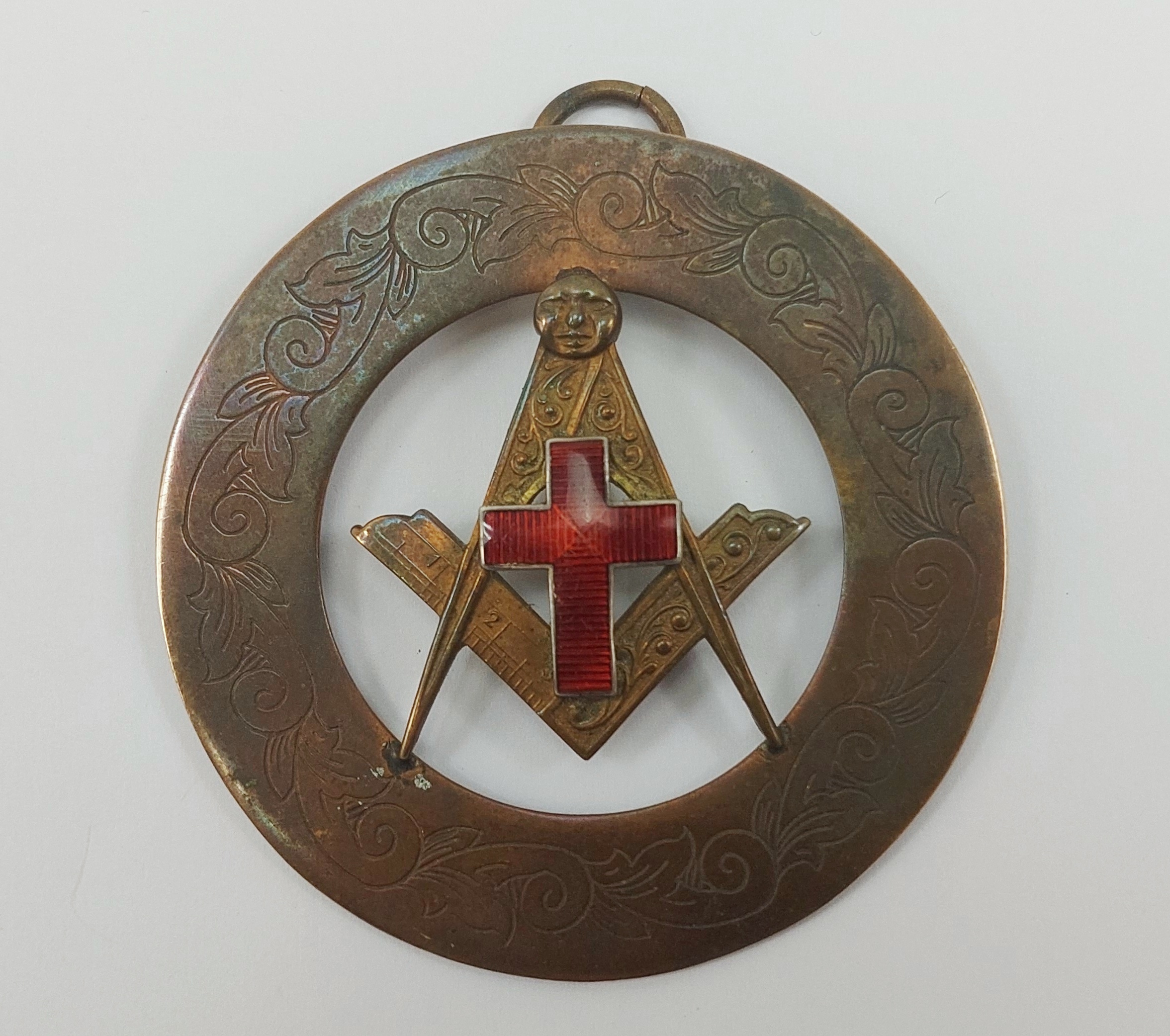 c1932 Irish Royal Black Preceptory Medal Awarded To Sir KT. J. Creighton PM*