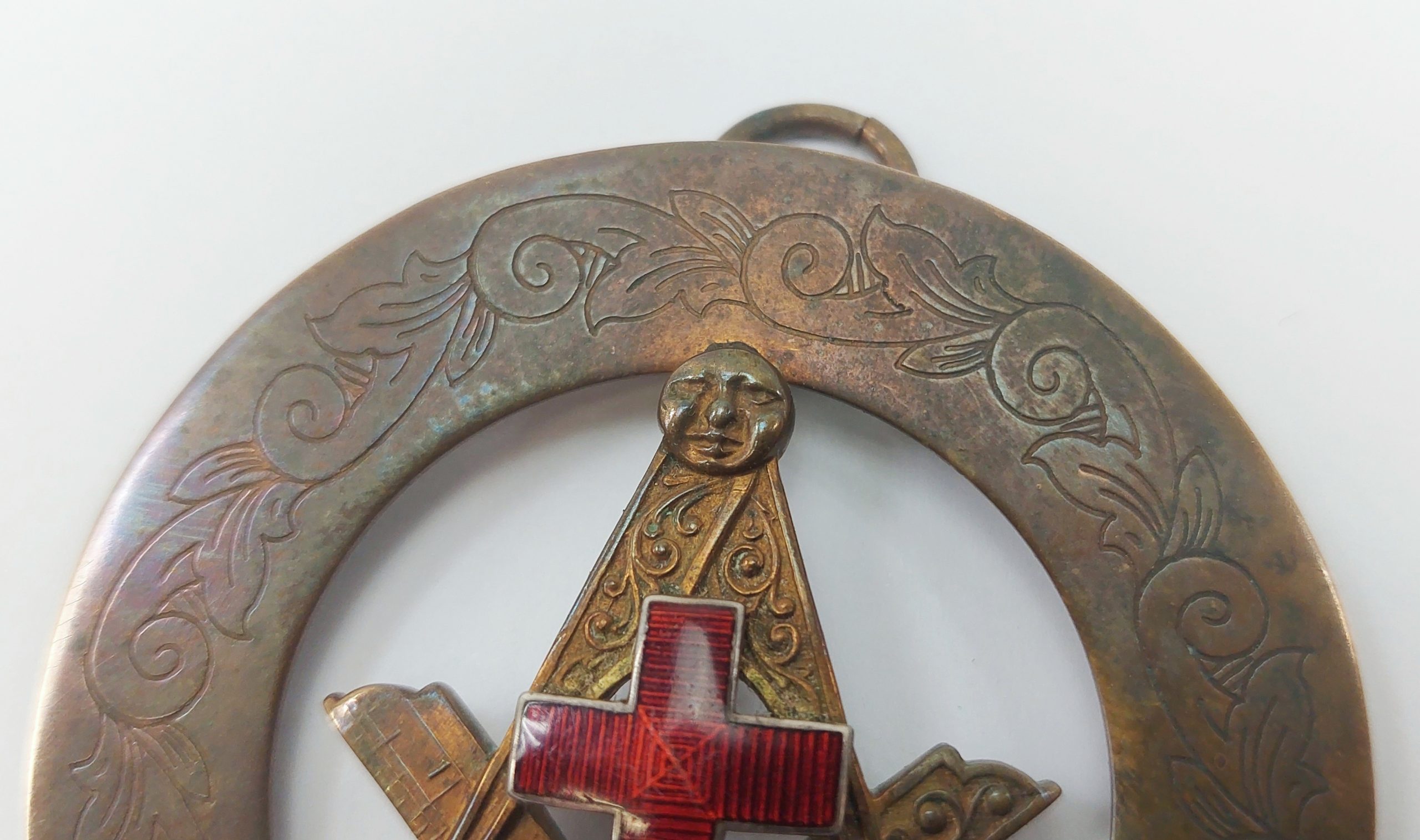 c1932 Irish Royal Black Preceptory Medal Awarded To Sir KT. J. Creighton PM* - Image 2
