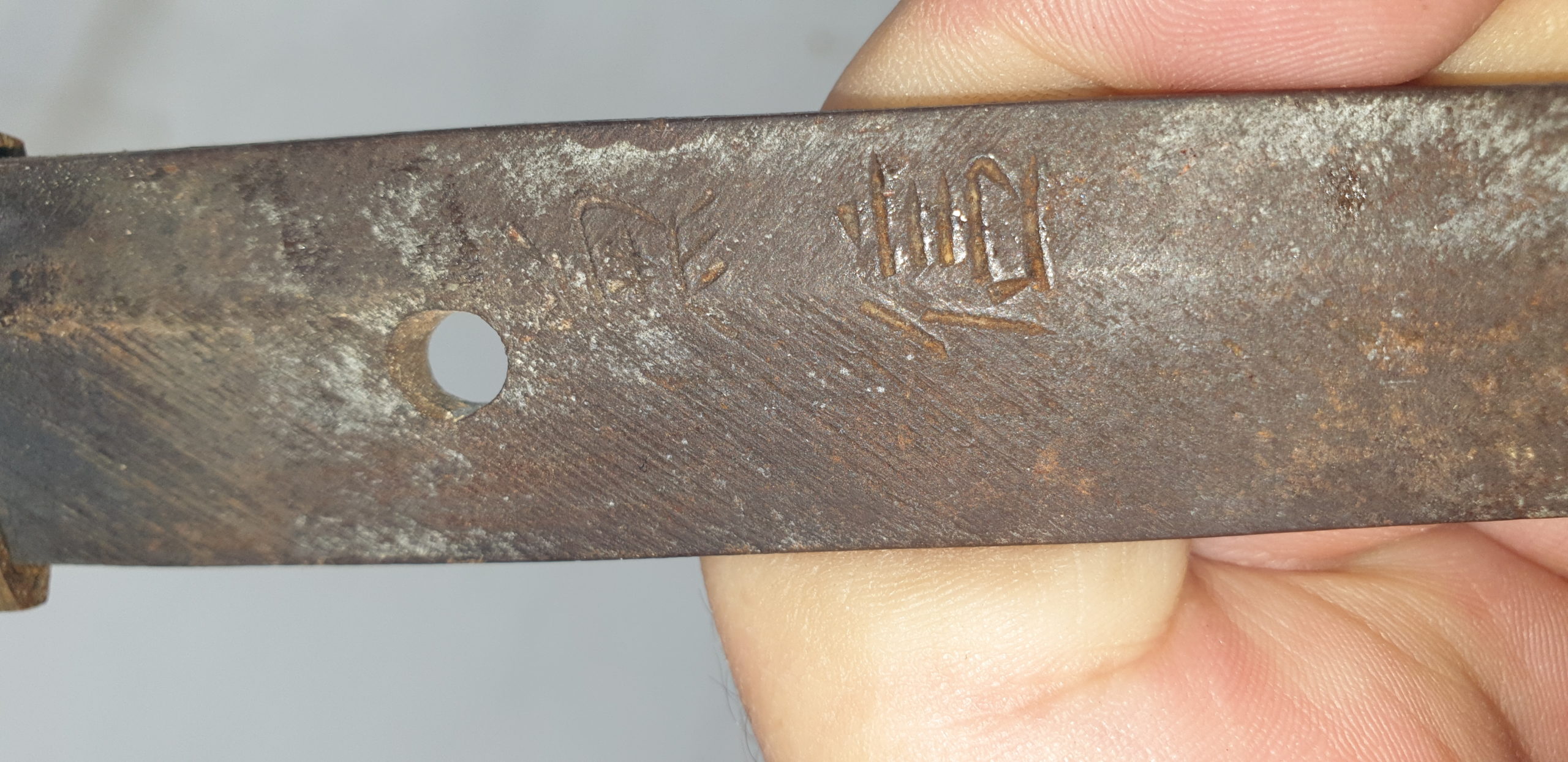 Japanese Signed Wakizashi Sword with Carved Bone Fittings - Image 27