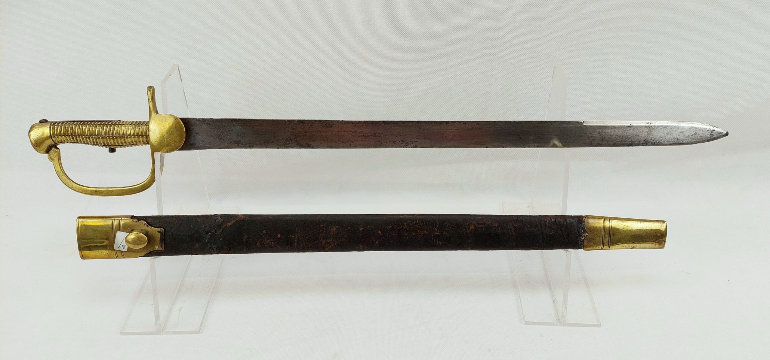 Rare Circa 1810 Baker Rifle Sword Bayonet And Scabbard