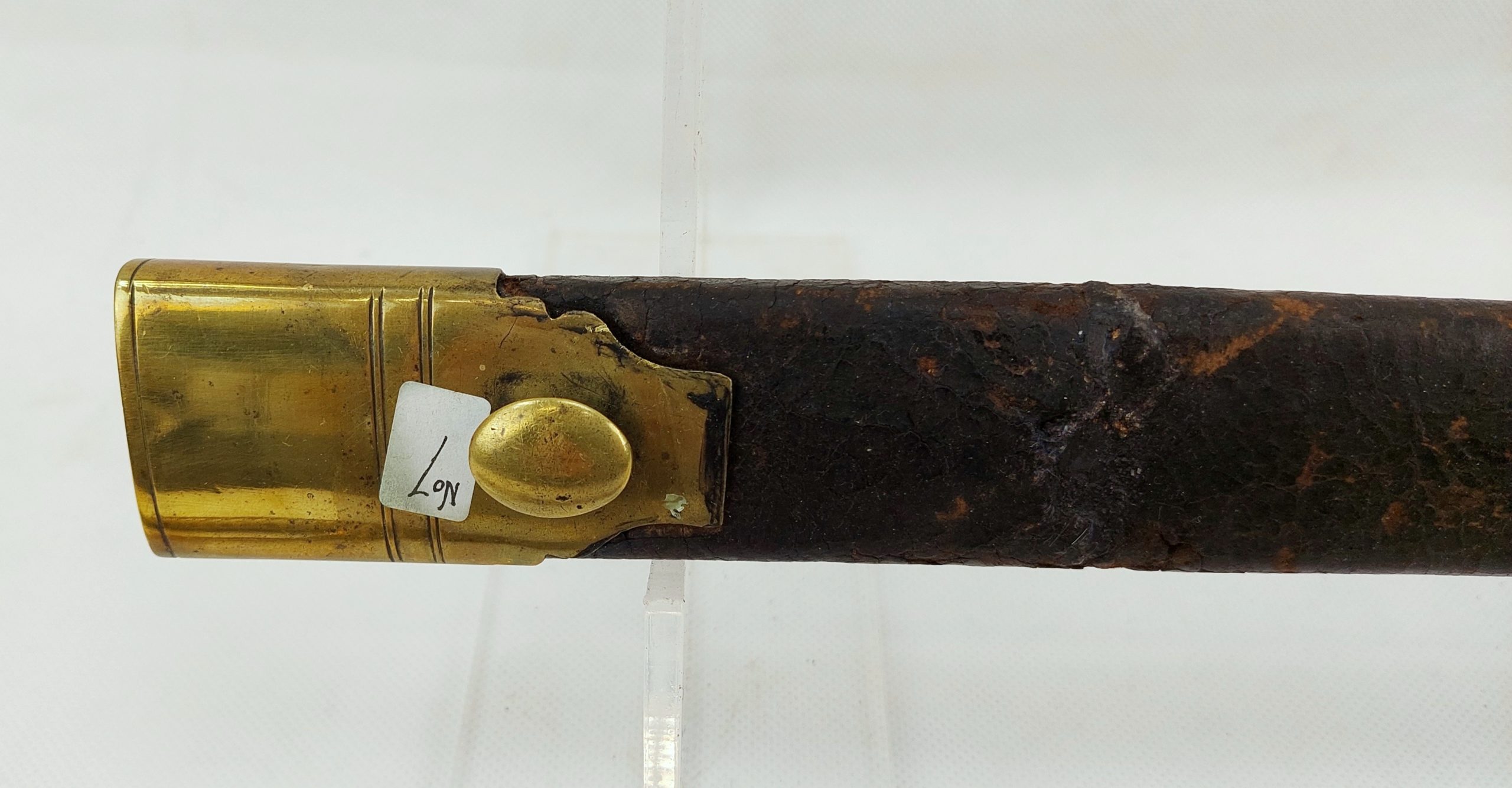 Rare Circa 1810 Baker Rifle Sword Bayonet And Scabbard - Image 13