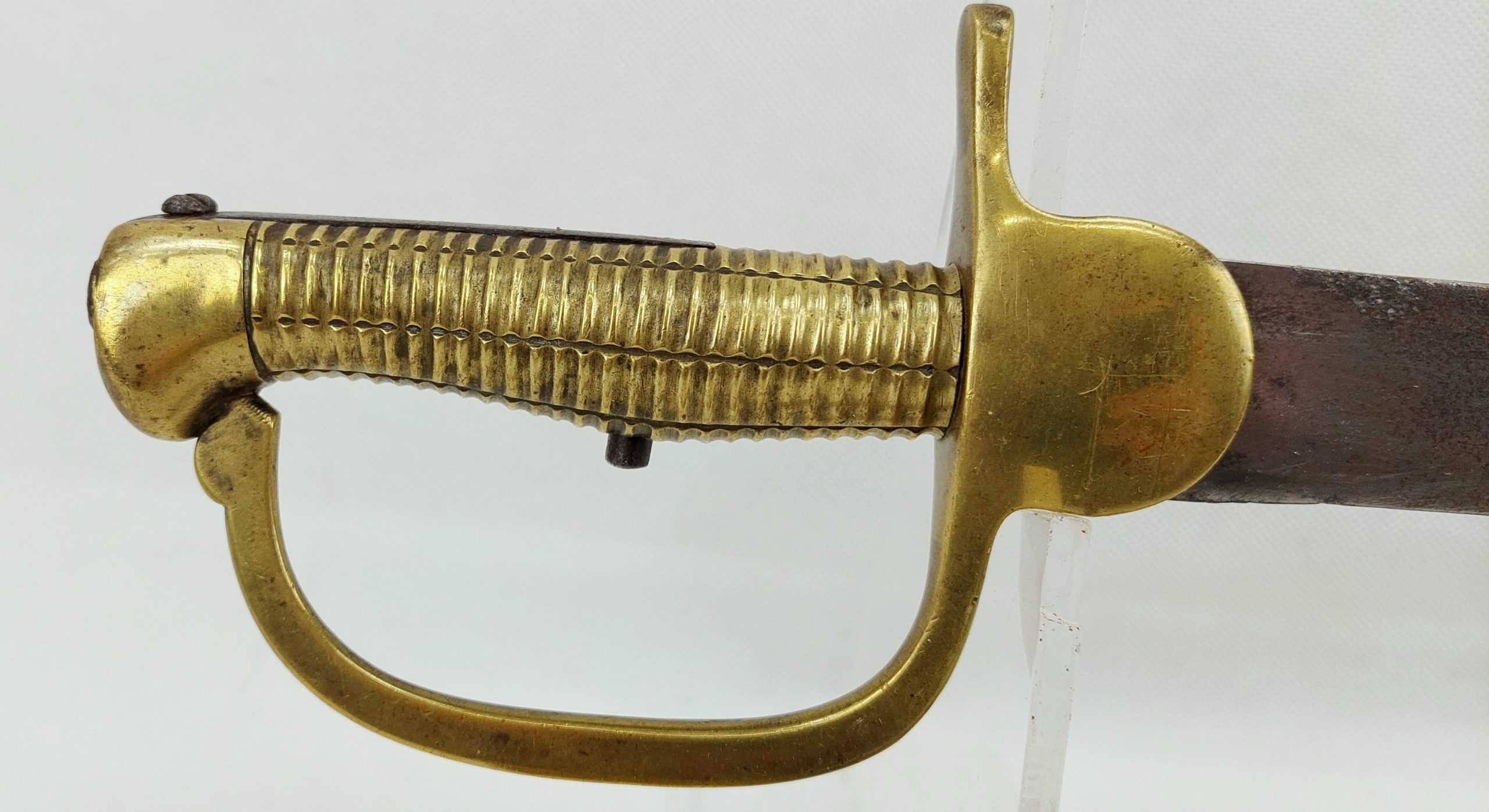 Rare Circa 1810 Baker Rifle Sword Bayonet And Scabbard - Image 2