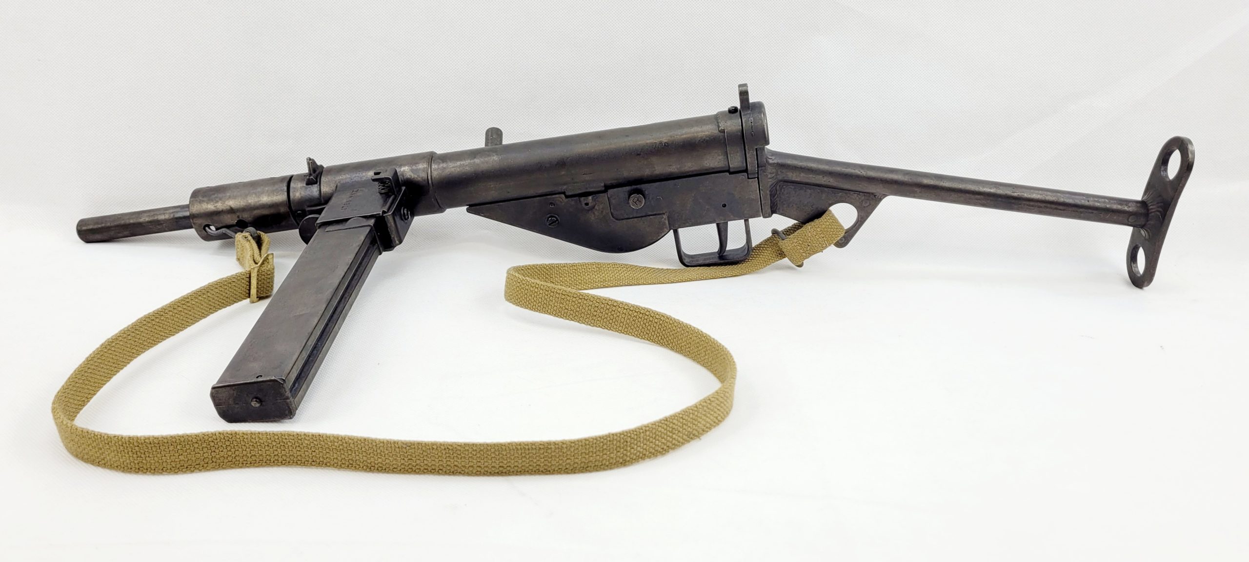 Re-enactment Sten Mk II Sub-Machine Gun with Original Sling - Image 2