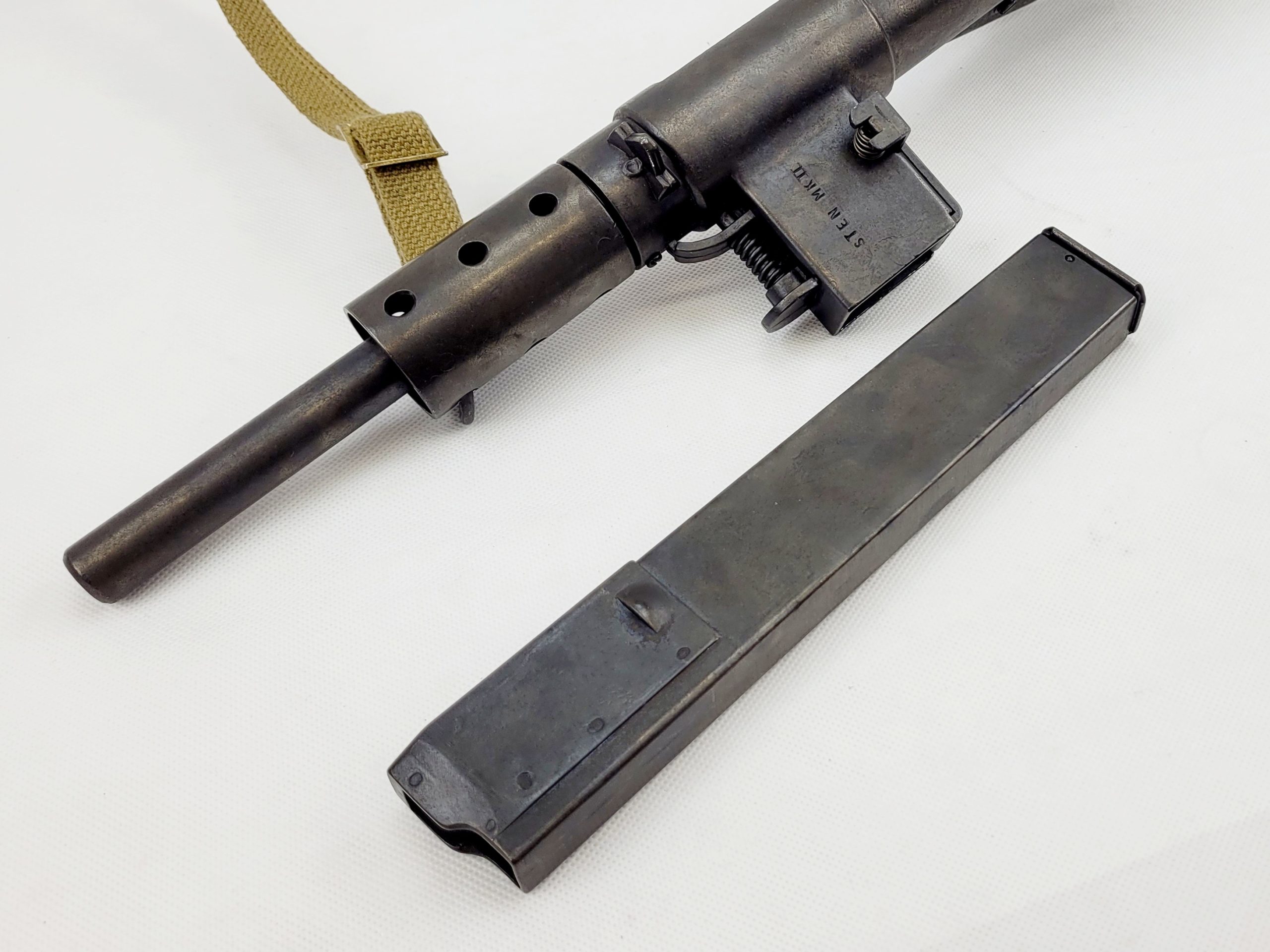 Re-enactment Sten Mk II Sub-Machine Gun with Original Sling - Image 8