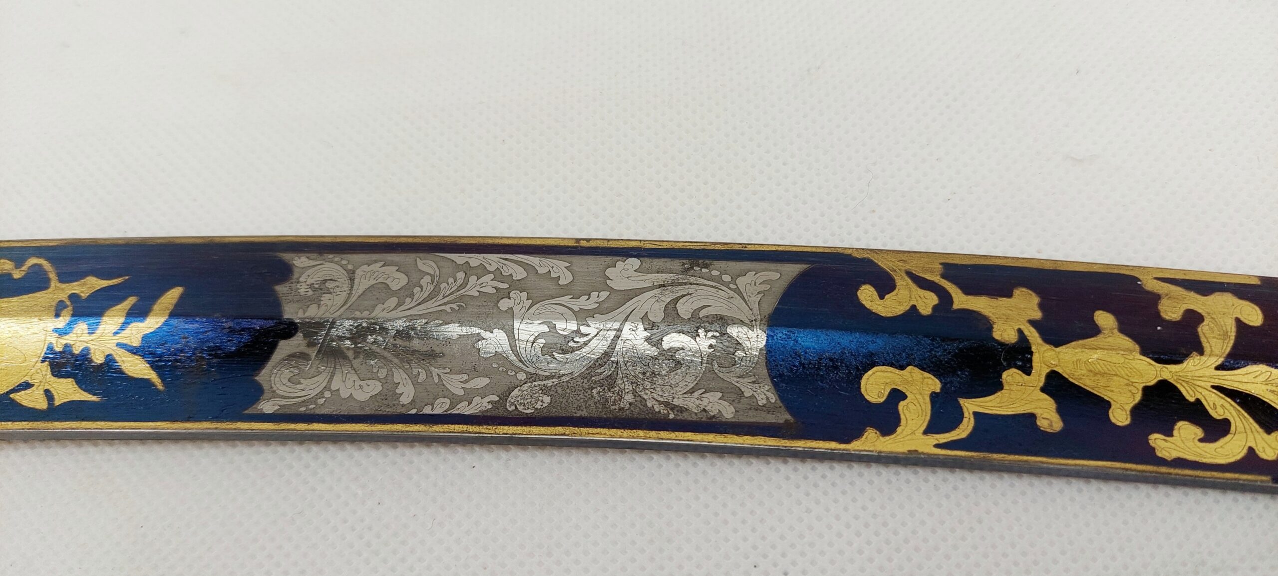 Very Fine Georgian General Mameluke Blue and Gilt Sabre Similar to Lloyd Sword Design Circa 1800 - Image 14
