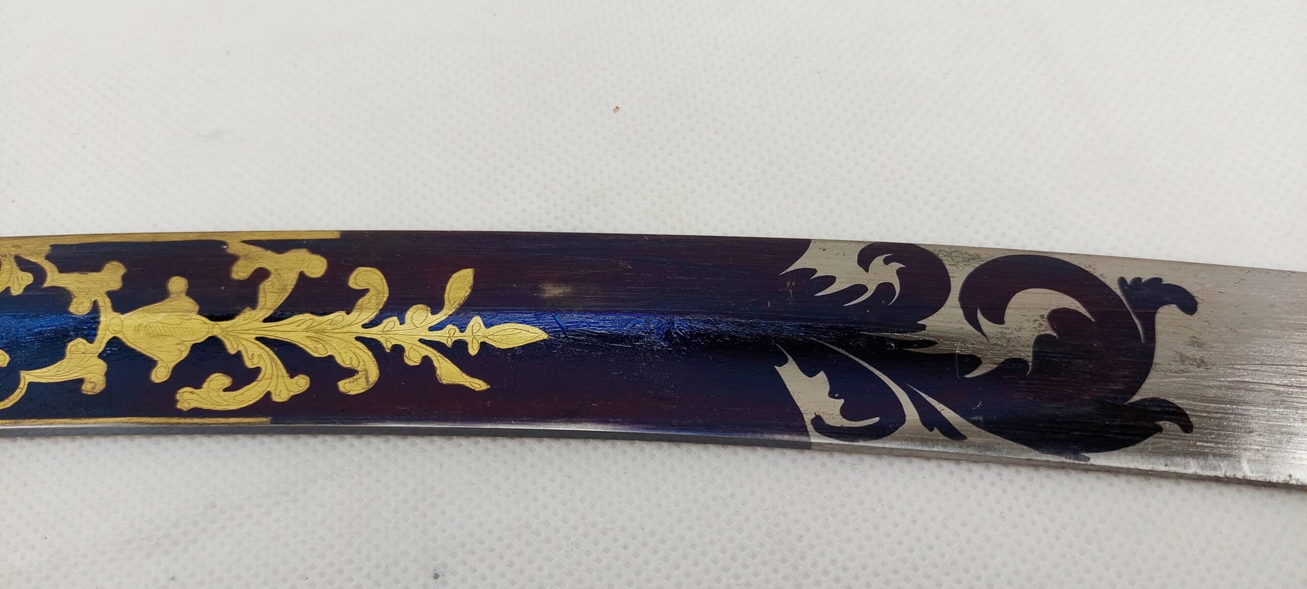 Very Fine Georgian General Mameluke Blue and Gilt Sabre Similar to Lloyd Sword Design Circa 1800 - Image 15