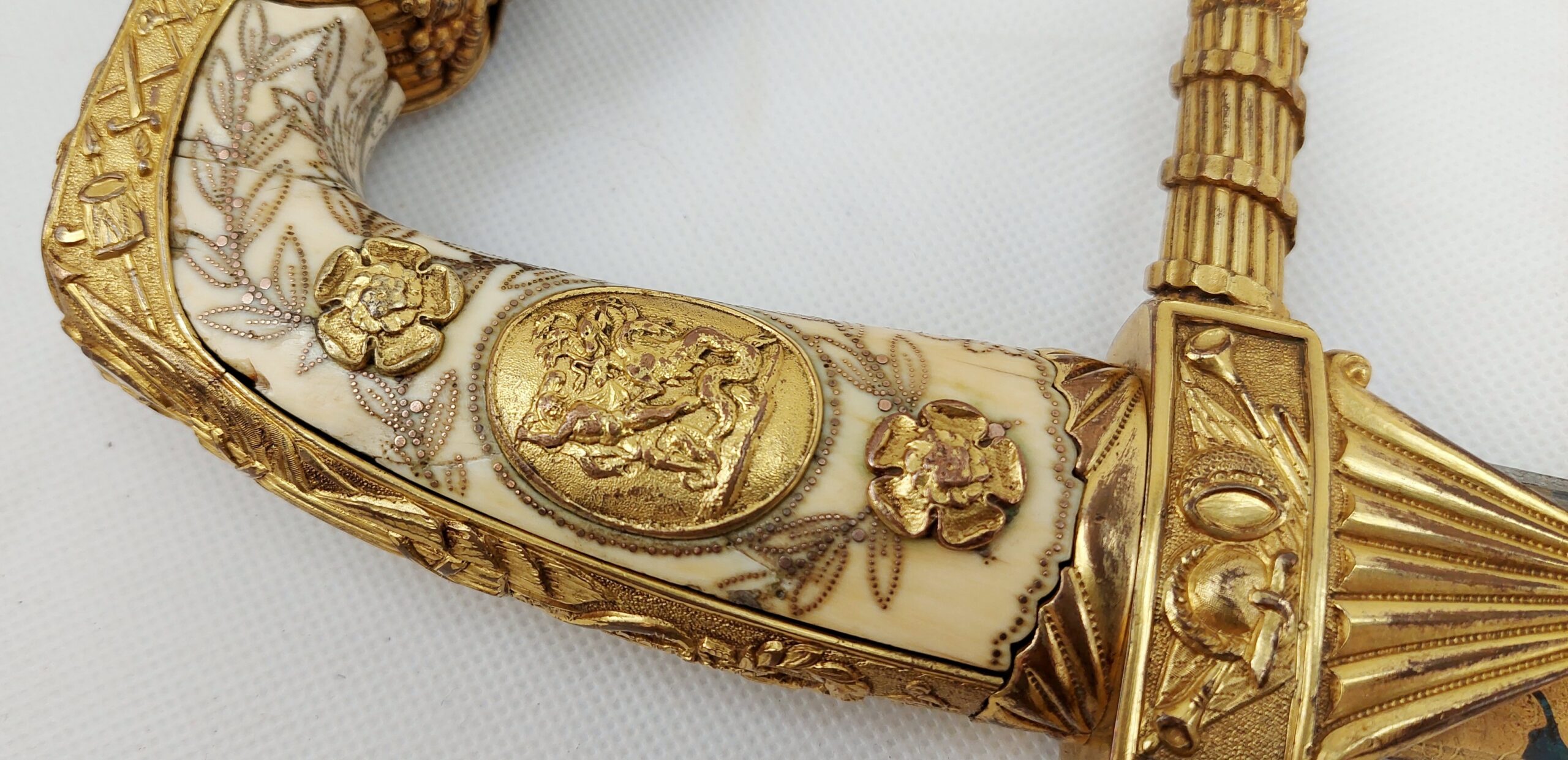 Very Fine Georgian General Mameluke Blue and Gilt Sabre Similar to Lloyd Sword Design Circa 1800 - Image 18