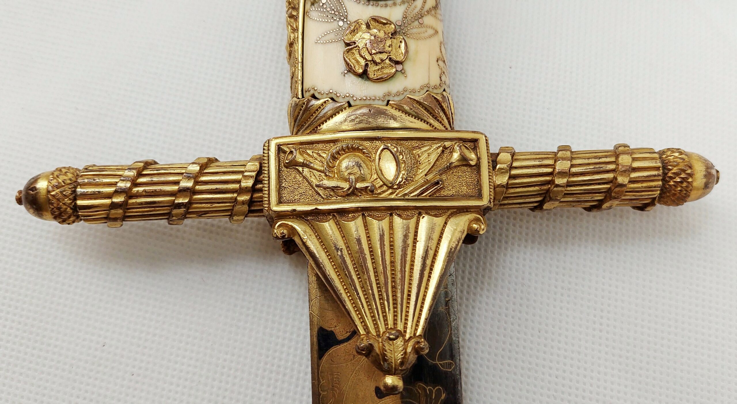 Very Fine Georgian General Mameluke Blue and Gilt Sabre Similar to Lloyd Sword Design Circa 1800 - Image 19