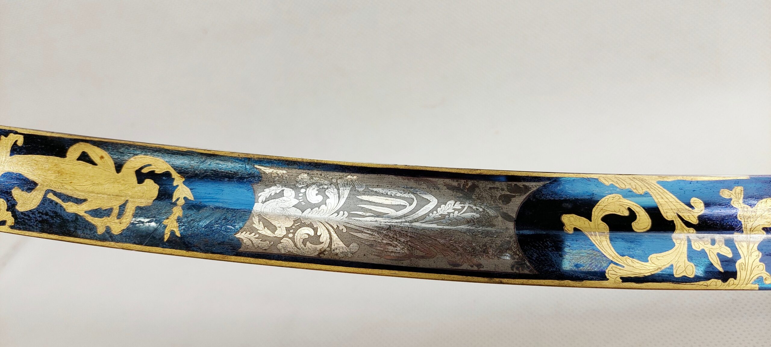 Very Fine Georgian General Mameluke Blue and Gilt Sabre Similar to Lloyd Sword Design Circa 1800 - Image 8