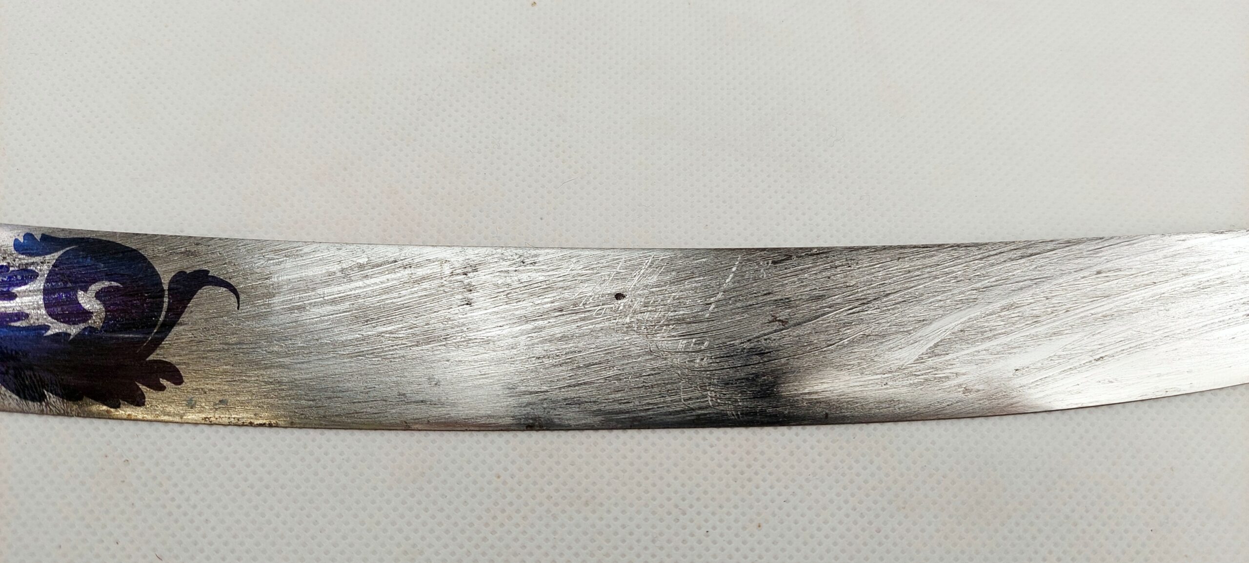 Very Fine Georgian General Mameluke Blue and Gilt Sabre Similar to Lloyd Sword Design Circa 1800 - Image 10