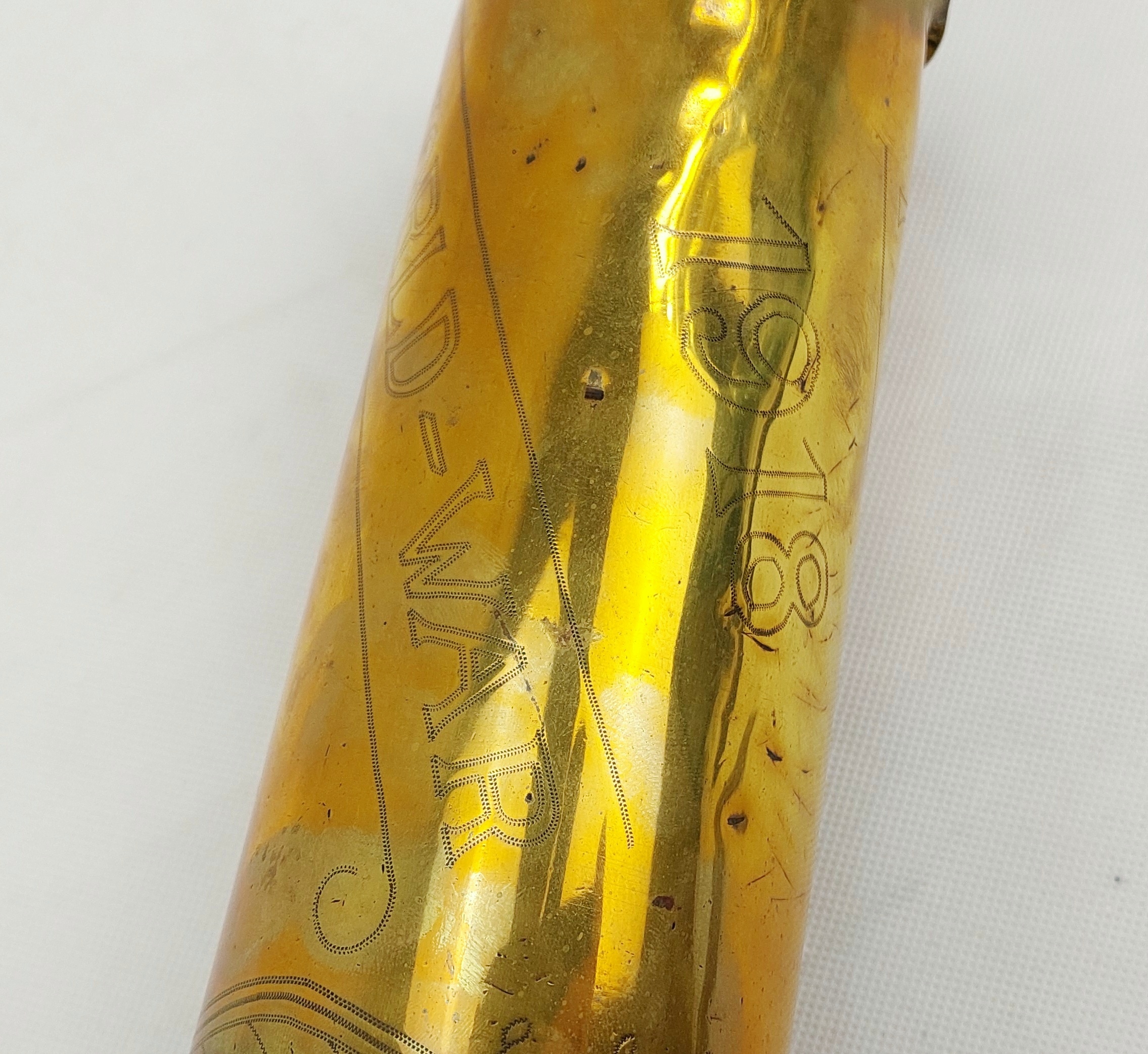 WW1 1914 1918 France Trench Art Shell Case - Image 6