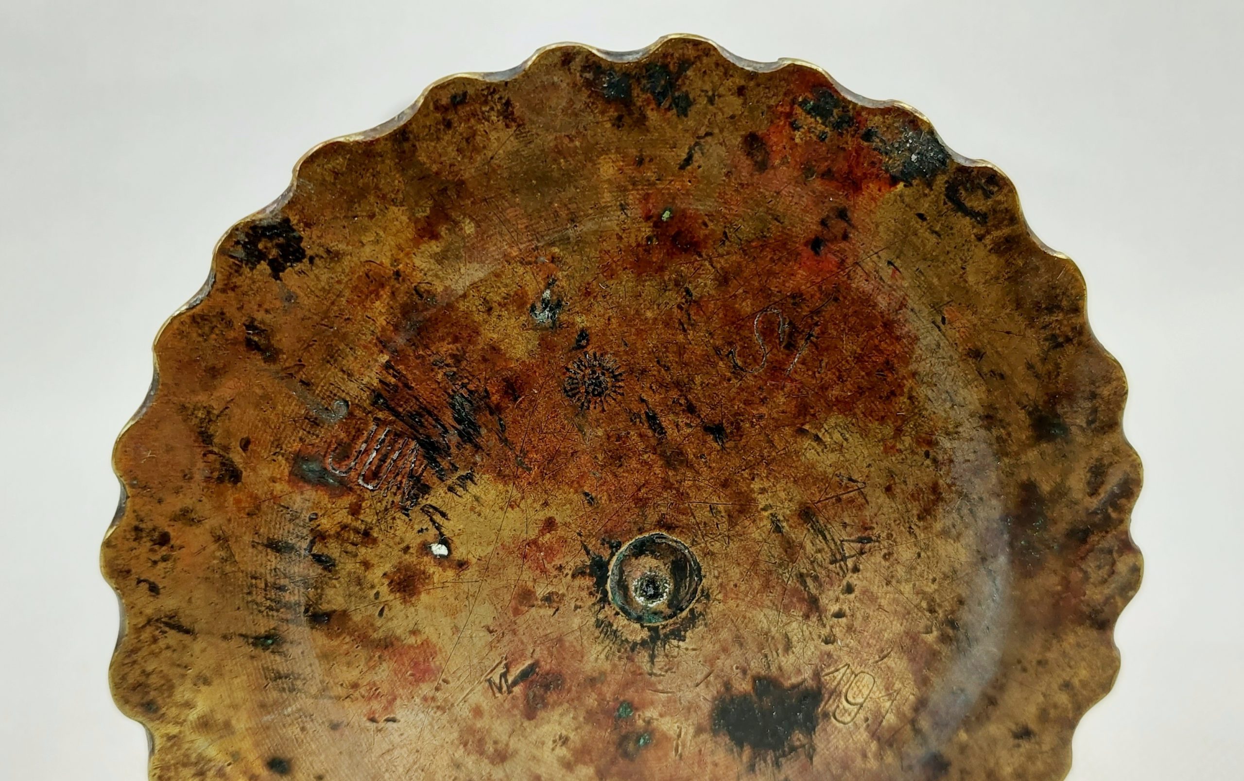 WW1 1914 1918 France Trench Art Shell Case - Image 3