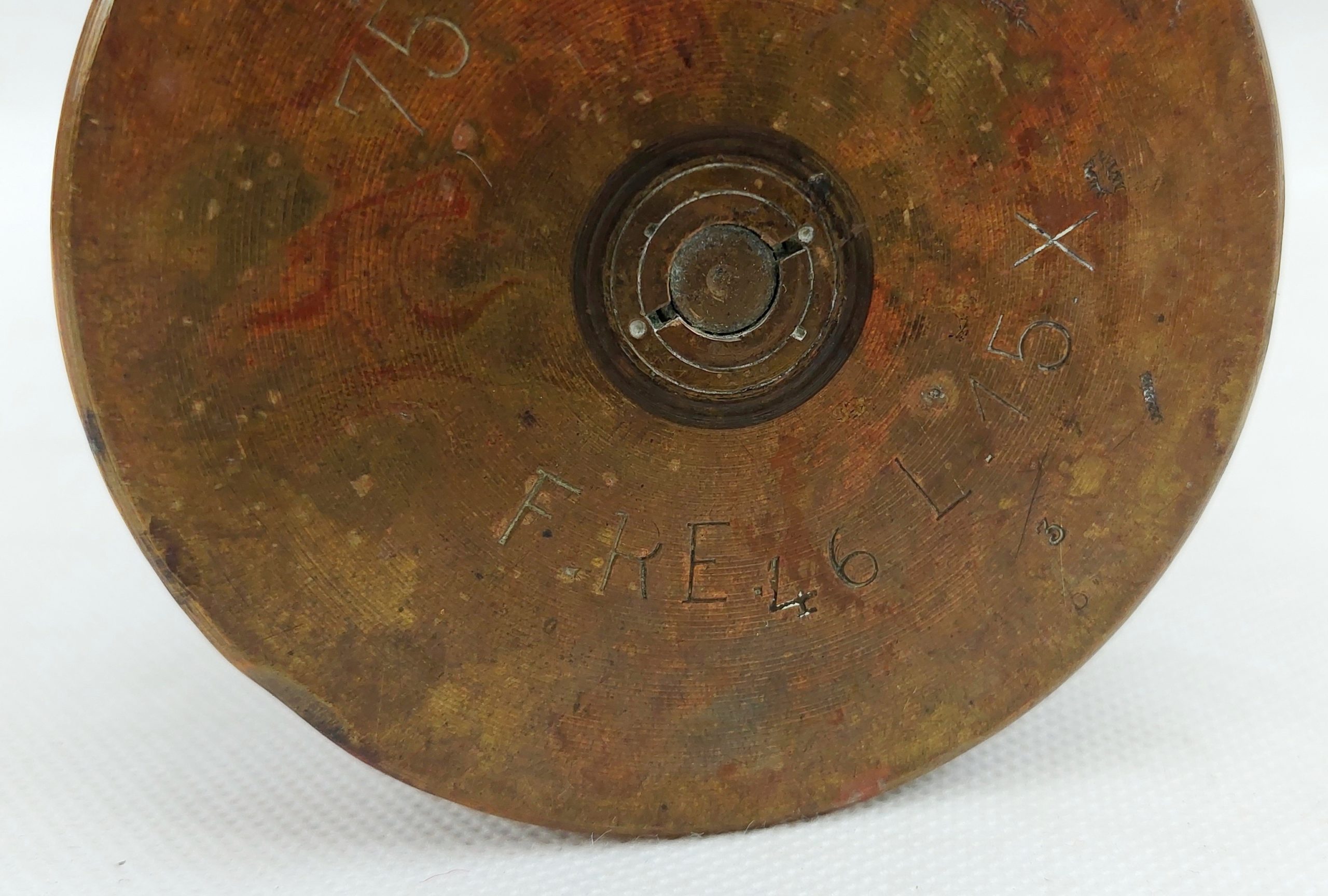 WW1 75mm Trench Art Shell Case Embossed With A Floral Spray* - Image 2