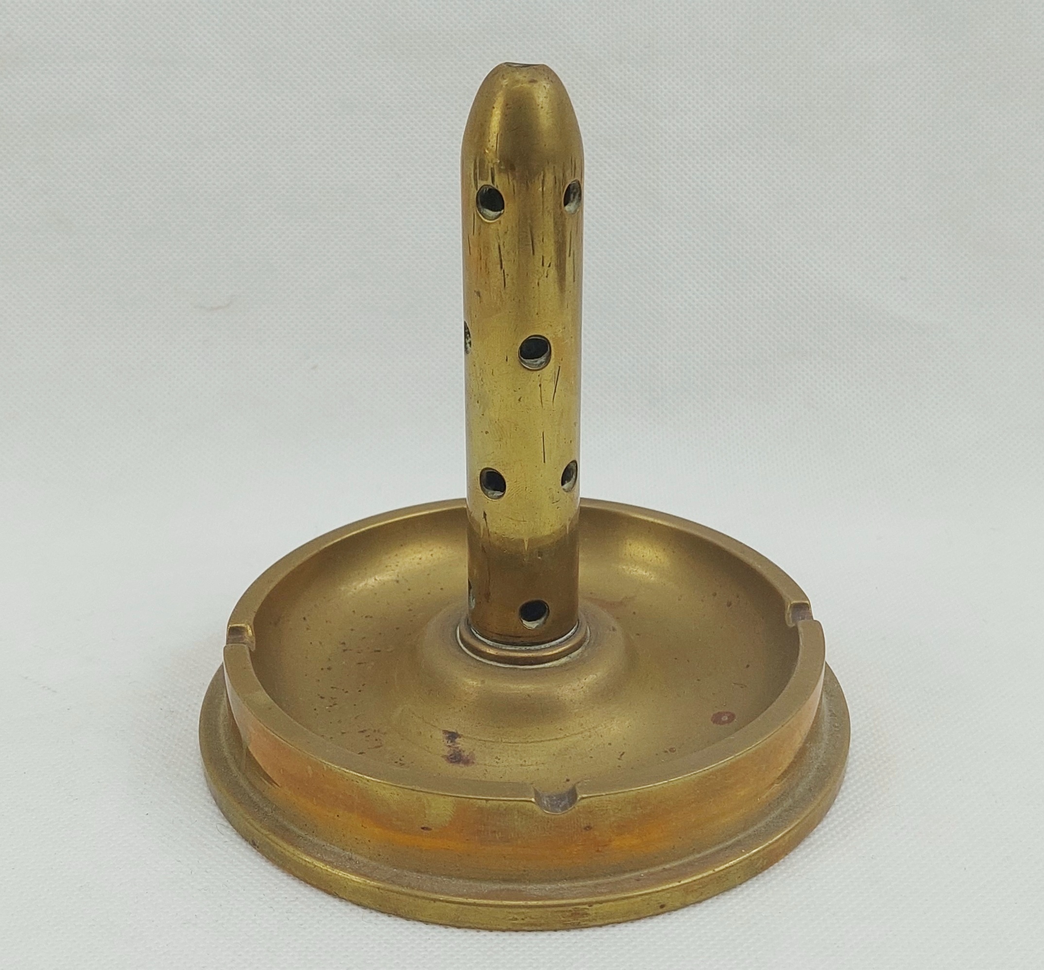 WW2 1941 4 Inch Trench Art Shell Case And Primer Ashtray