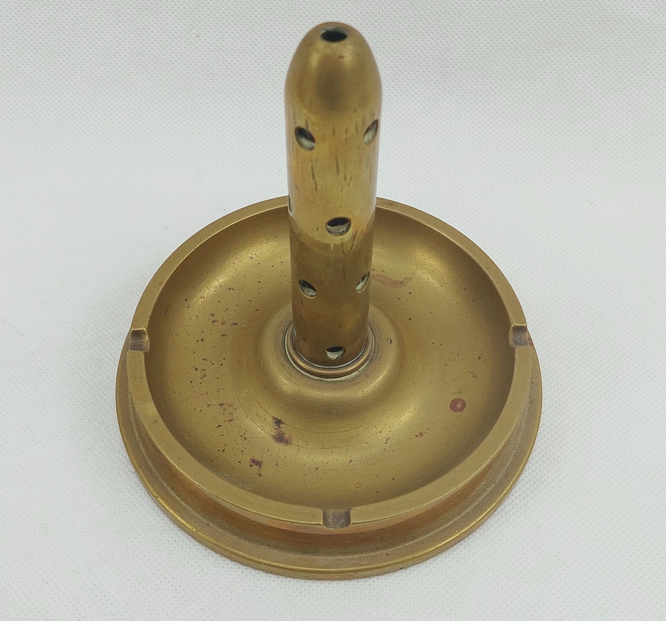 WW2 1941 4 Inch Trench Art Shell Case And Primer Ashtray - Image 3